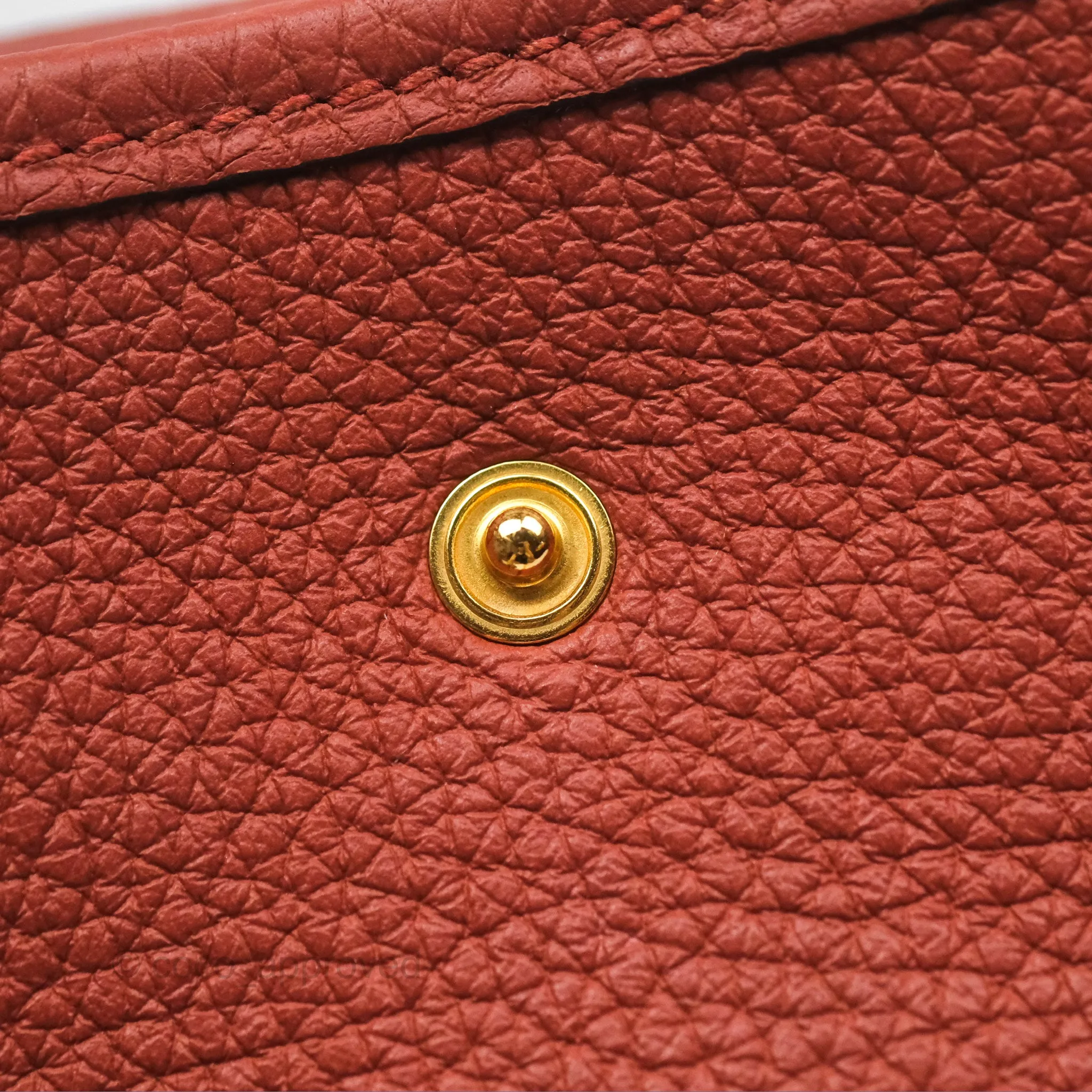 Herms Mini Evelyne 16 Cuivre Clemence Gold Hardware