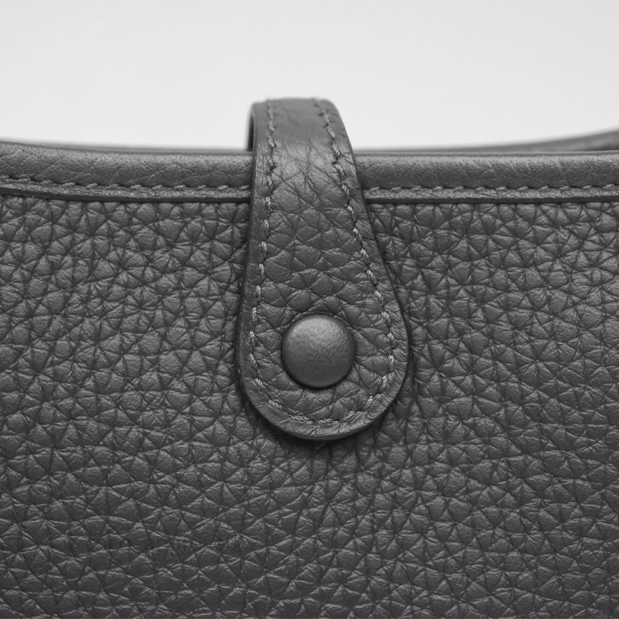 Herms Mini Evelyne 16 Dark Bronze O0 Clemence Palladium Hardware