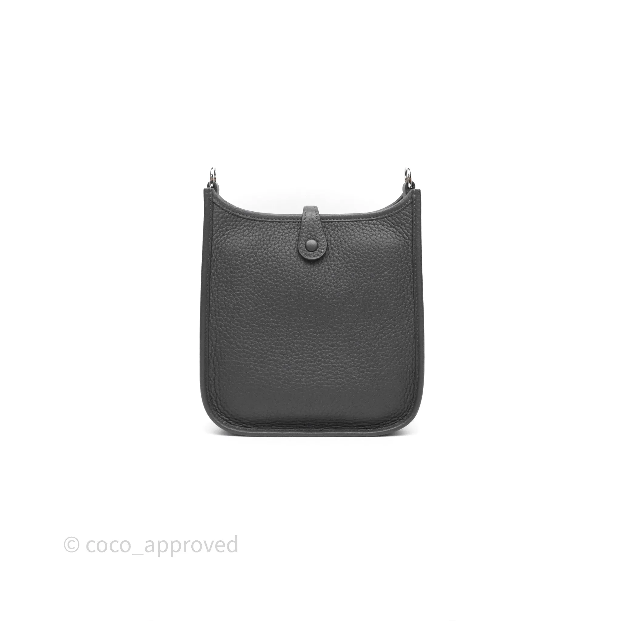 Herms Mini Evelyne 16 Dark Bronze O0 Clemence Palladium Hardware