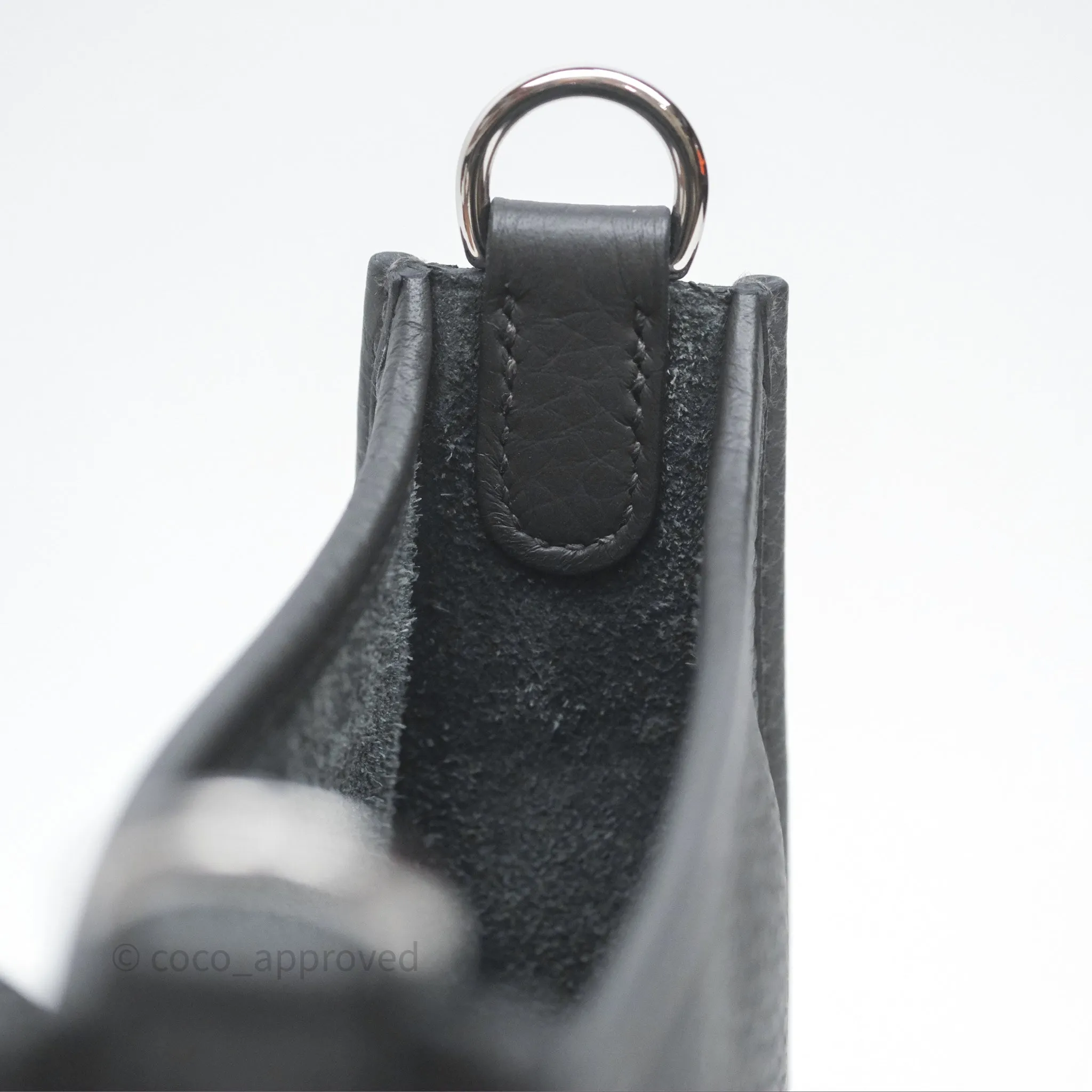 Herms Mini Evelyne 16 Dark Bronze O0 Clemence Palladium Hardware