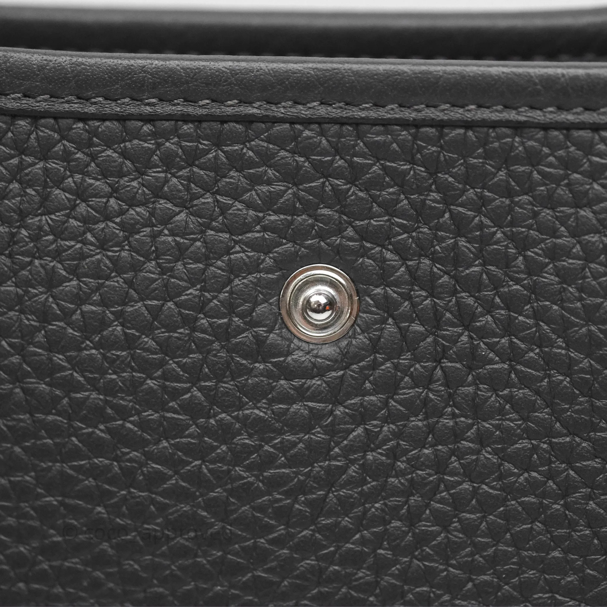 Herms Mini Evelyne 16 Dark Bronze O0 Clemence Palladium Hardware