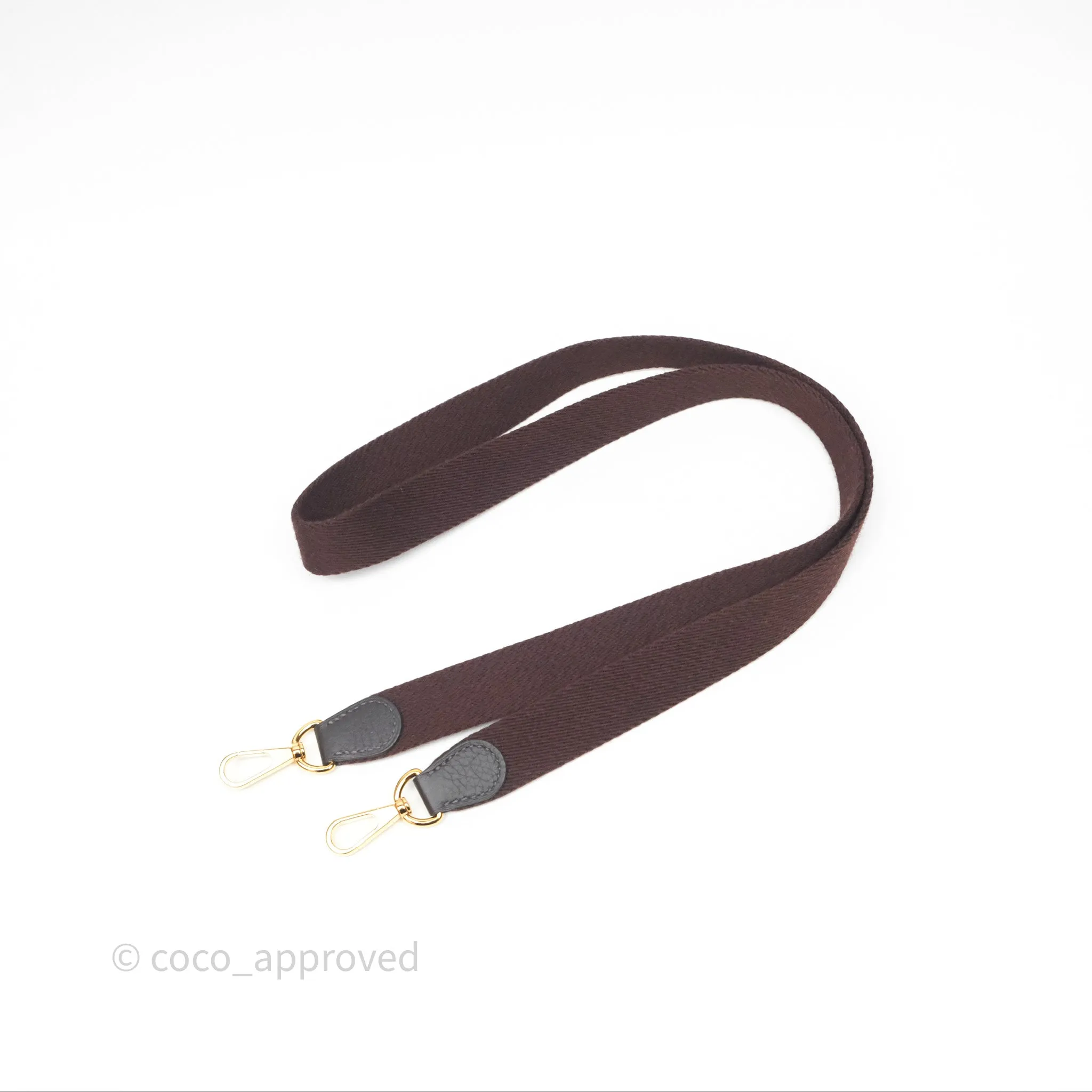 Herms Mini Evelyne 16 Ebene 46 Clemence Gold Hardware