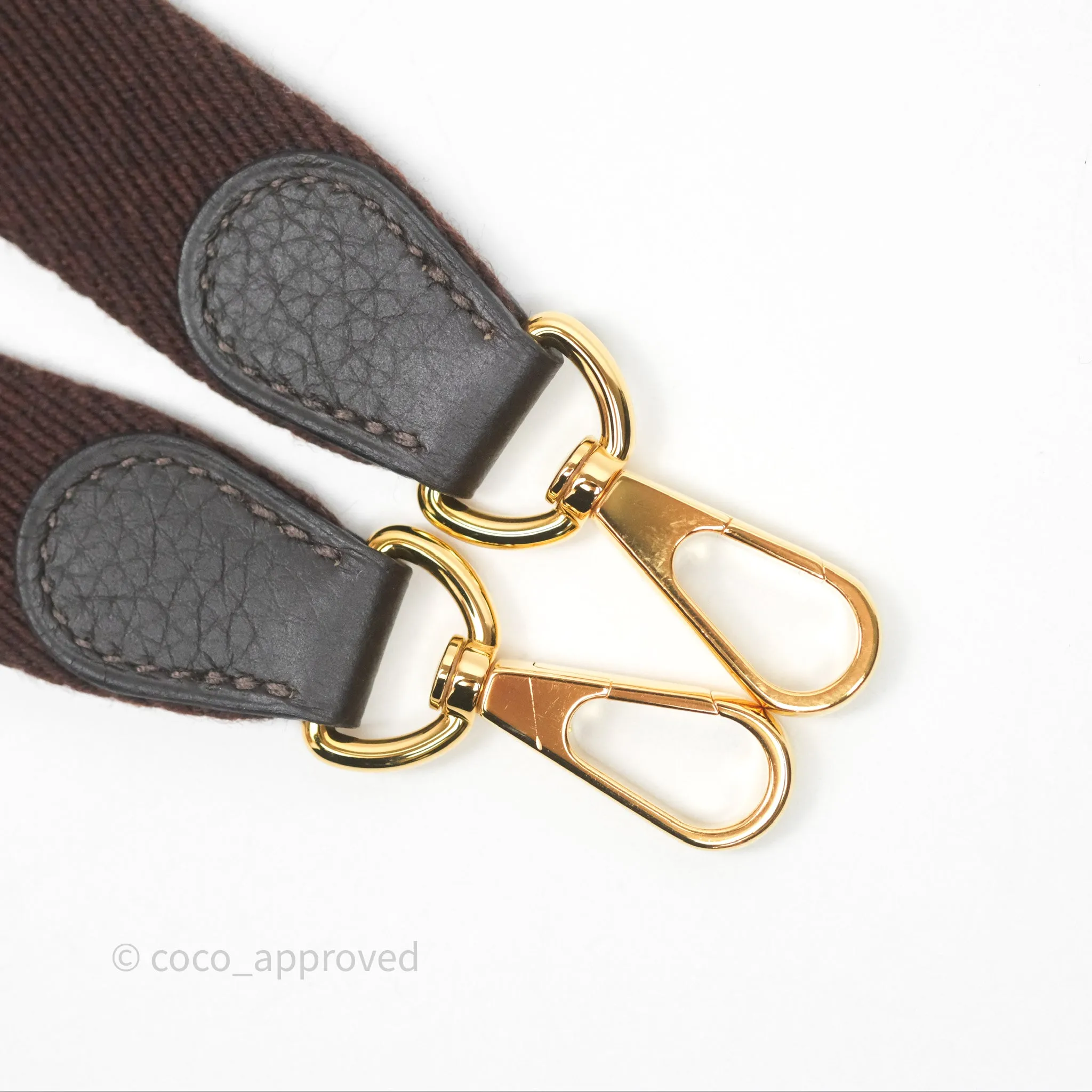 Herms Mini Evelyne 16 Ebene 46 Clemence Gold Hardware