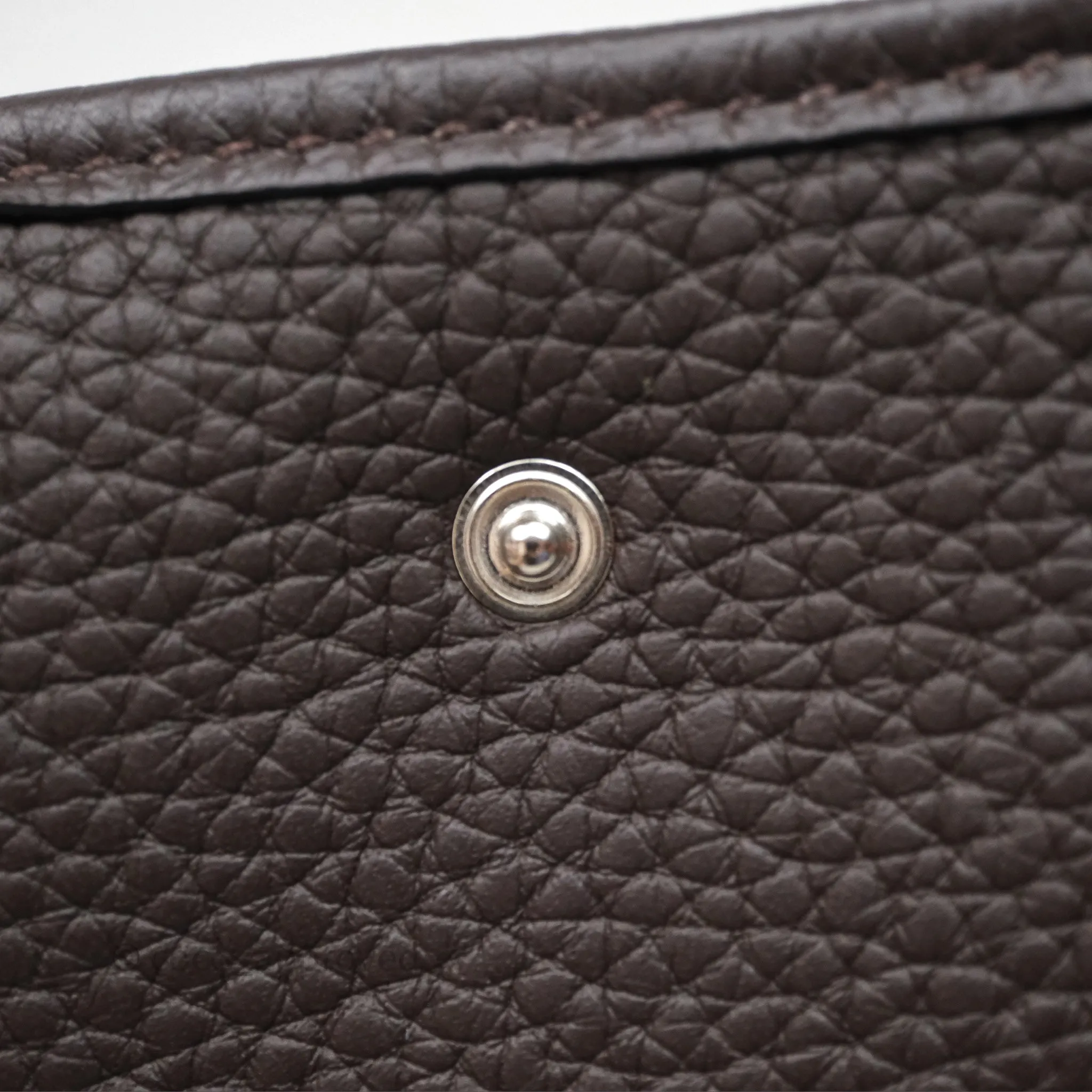 Herms Mini Evelyne 16 Ebene 46 Clemence Sliver Hardware