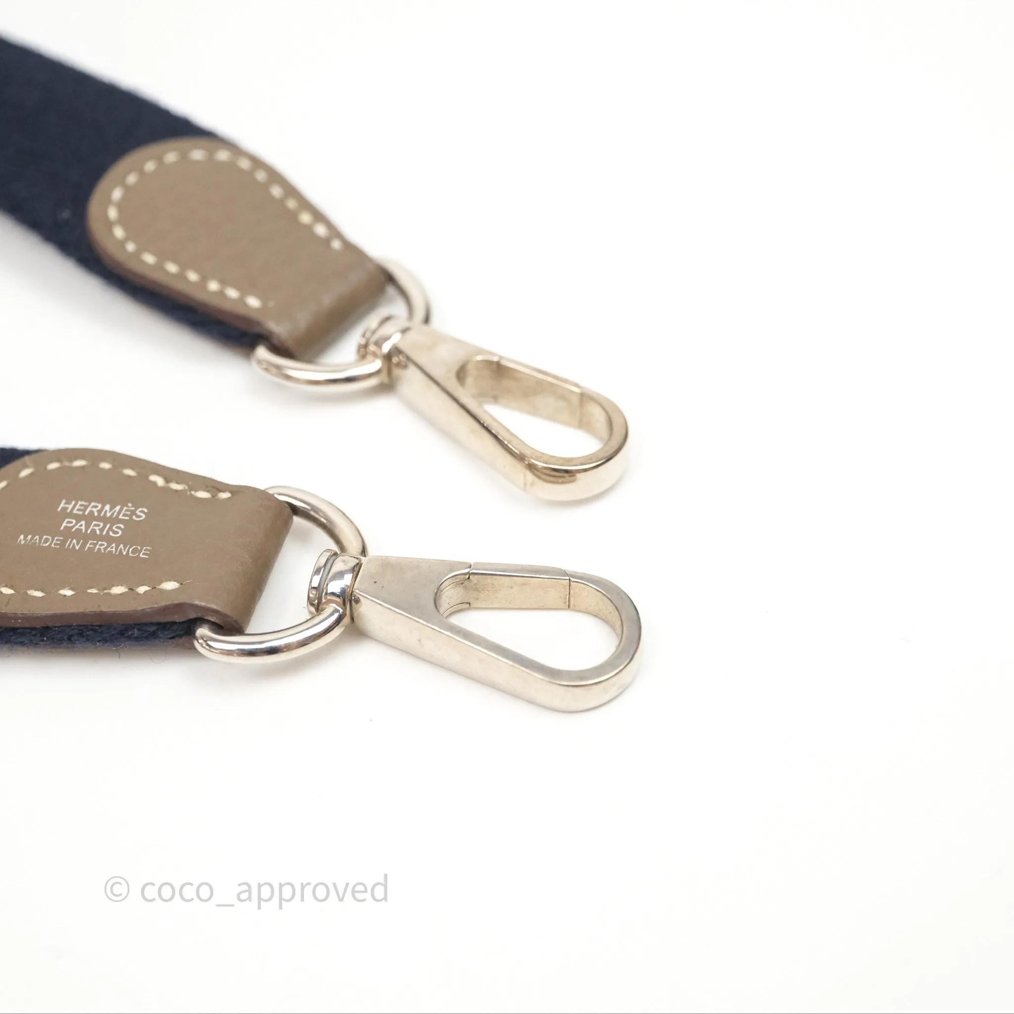 Herms Mini Evelyne 16 Etoupe Clemence Palladium Hardware