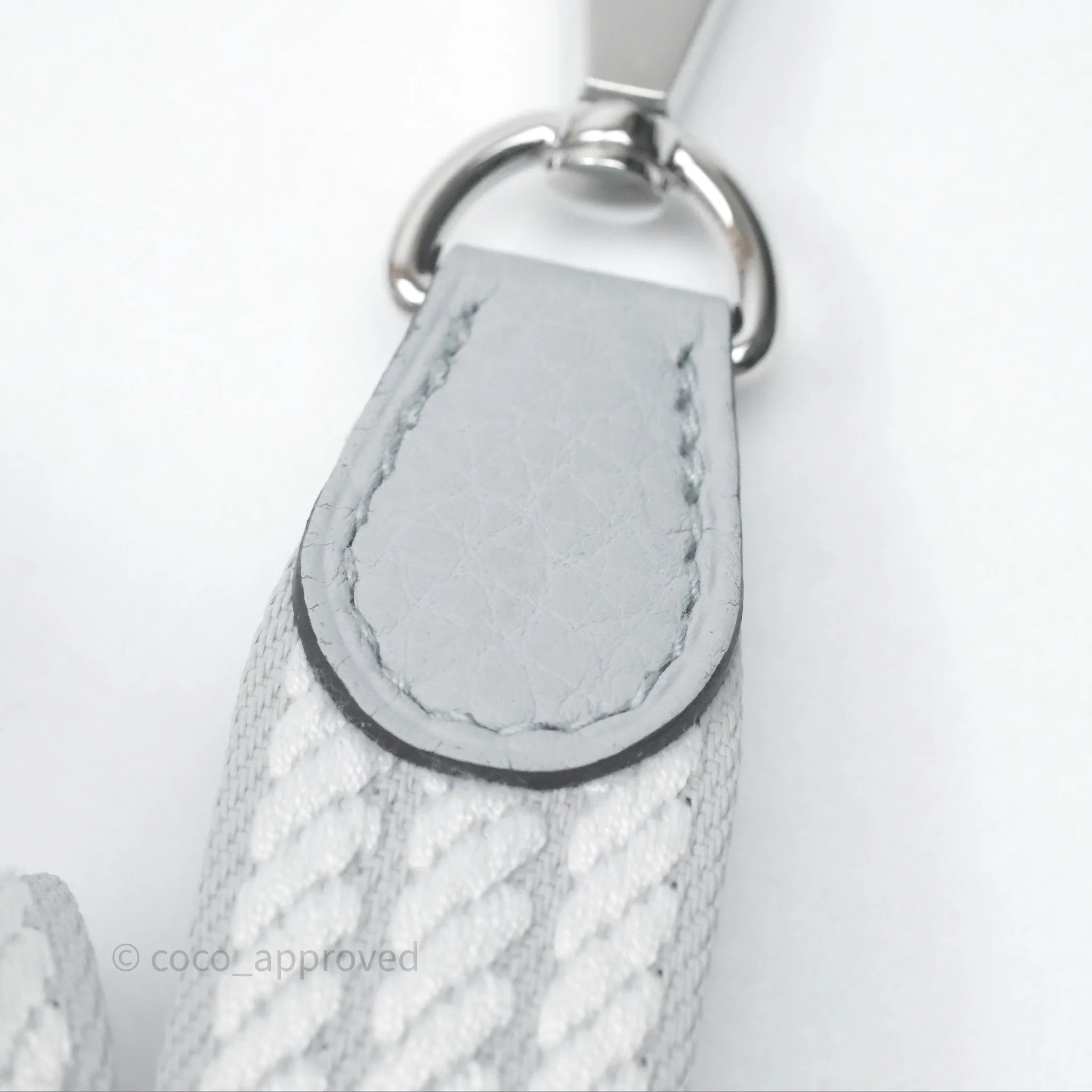 Herms Mini Evelyne 16 Glacier 8U Clemence Palladium Hardware