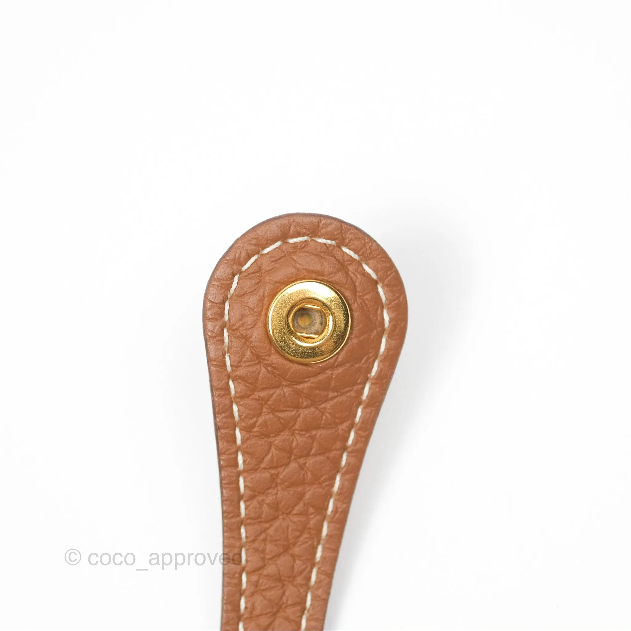 Herms Mini Evelyne 16 Gold Clemence Gold Hardware