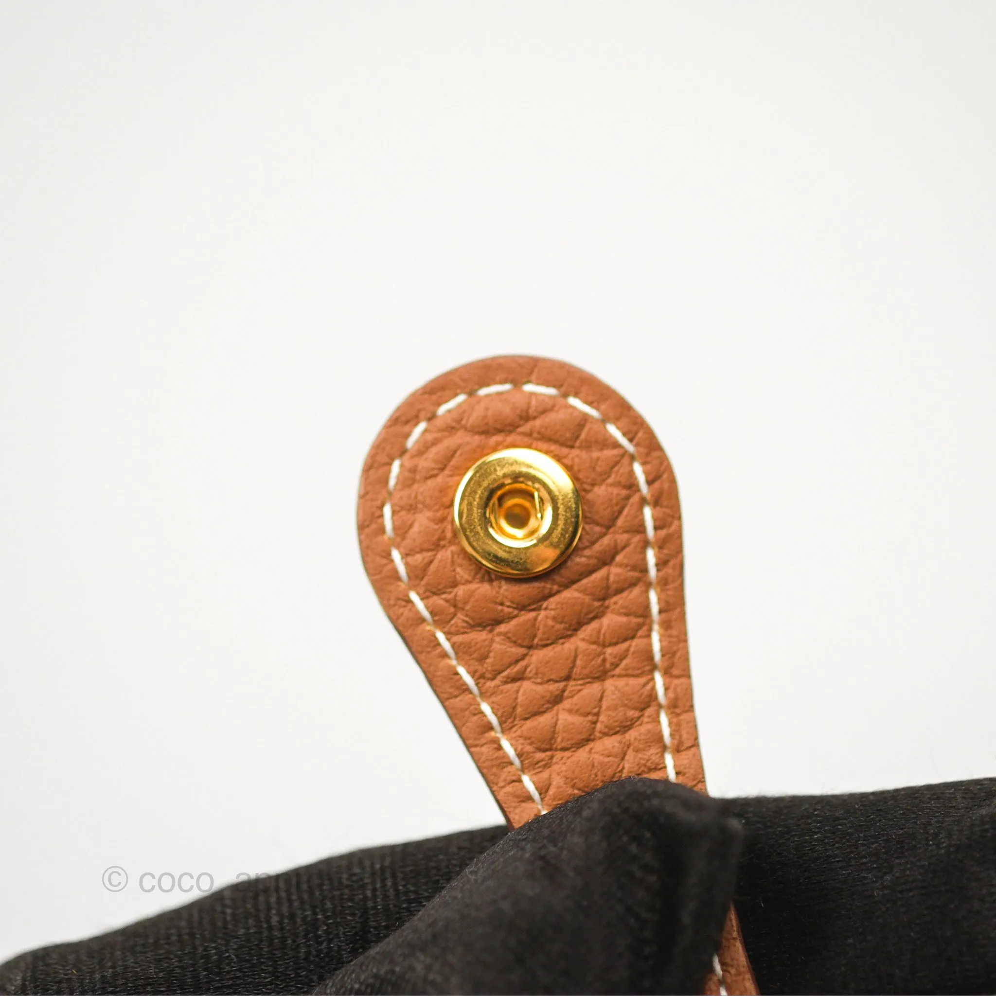 Herms Mini Evelyne 16 Gold Clemence Gold Hardware
