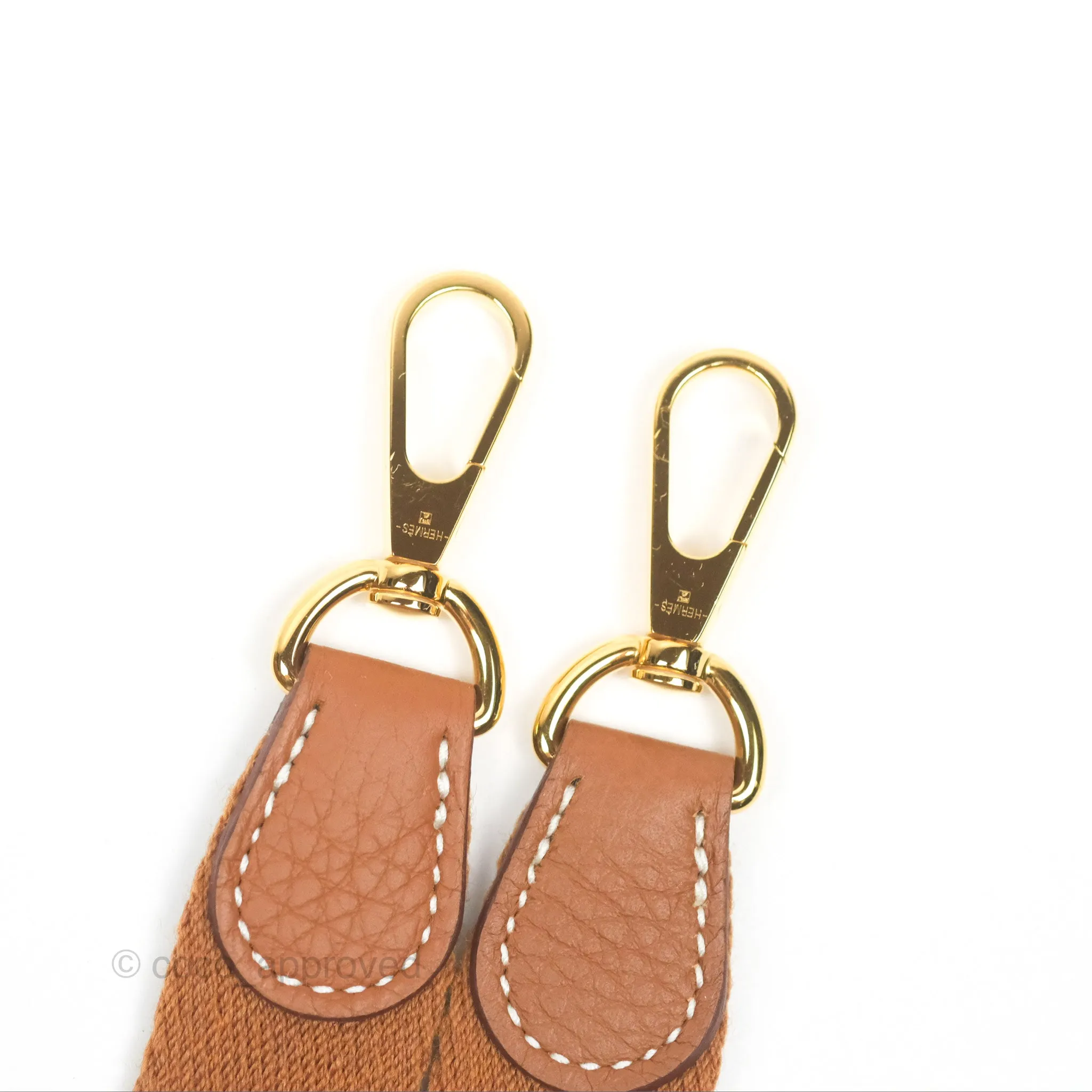Herms Mini Evelyne 16 Gold Clemence Gold Hardware