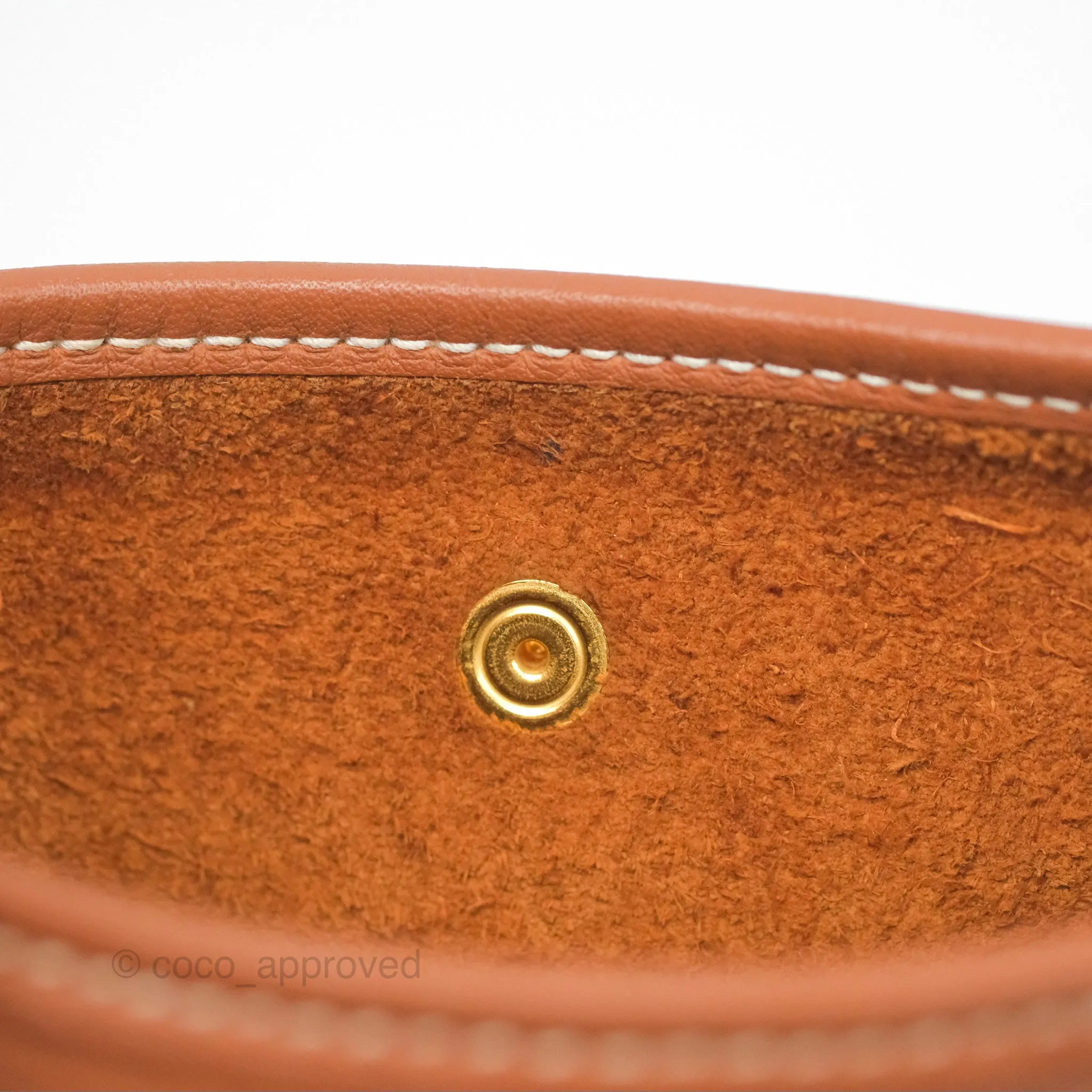 Herms Mini Evelyne 16 Gold Clemence Gold Hardware