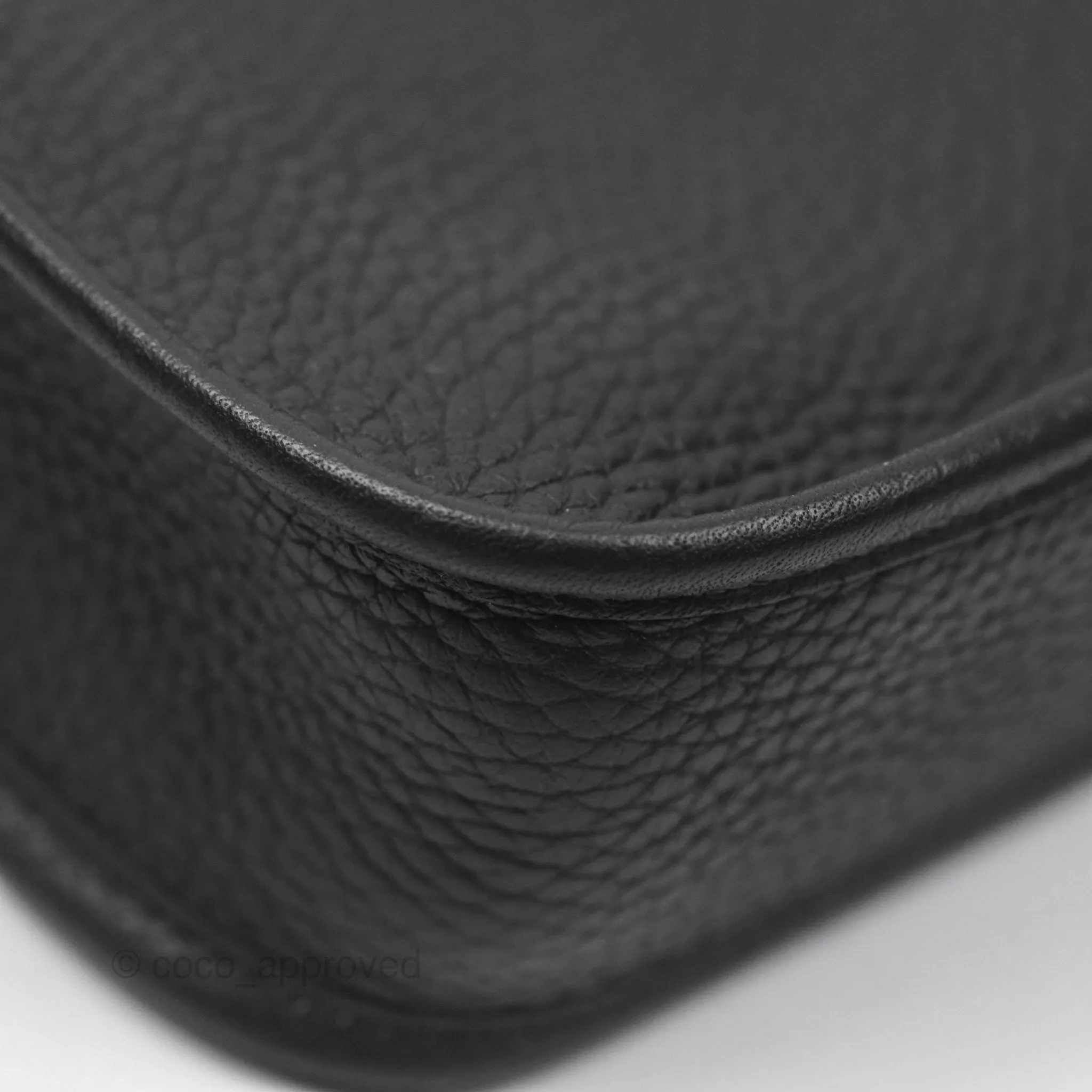 Herms Mini Evelyne 16 Noir 89 Clemence Gold Hardware