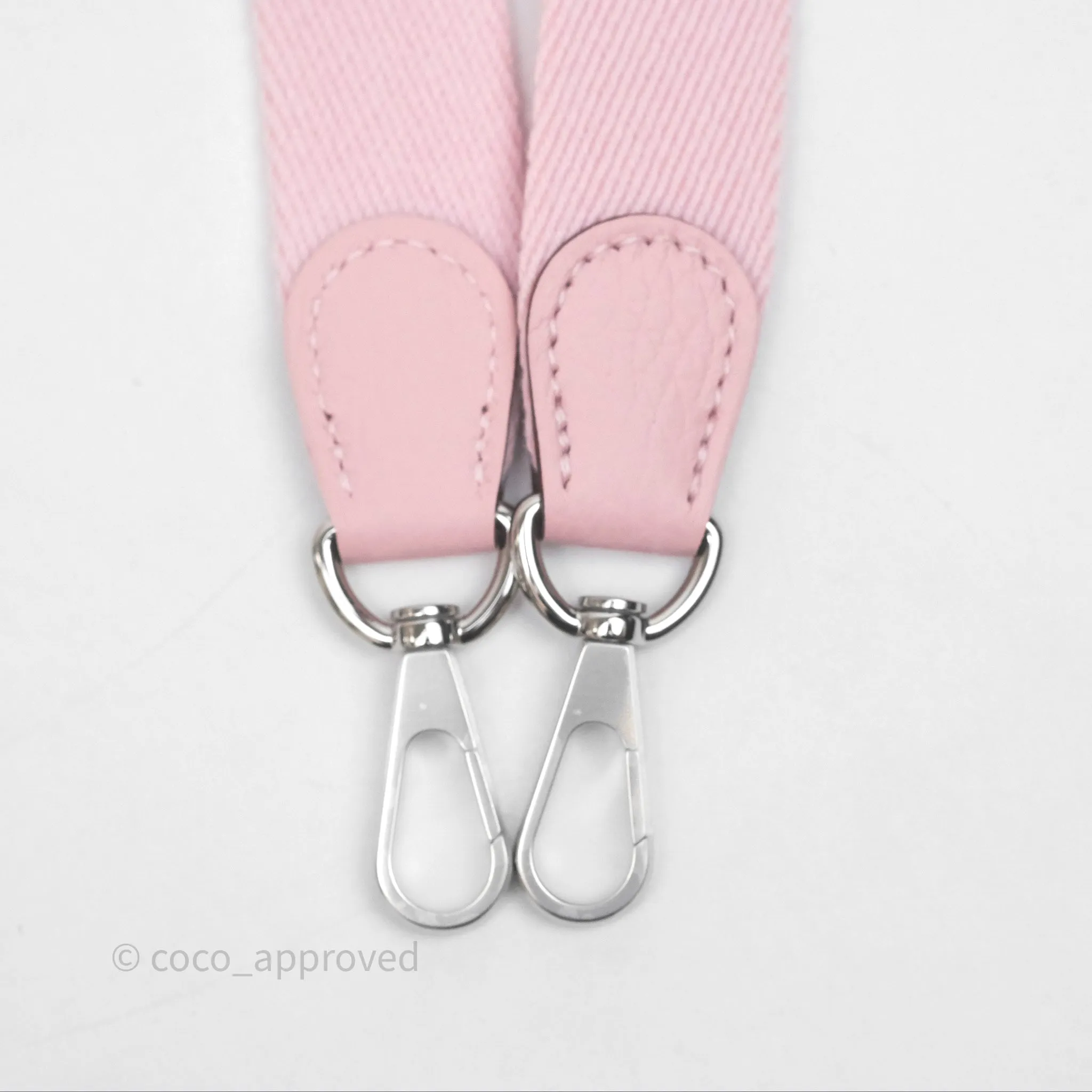 Herms Mini Evelyne 16 Sakura/Rose Clemence Palladium Hardware