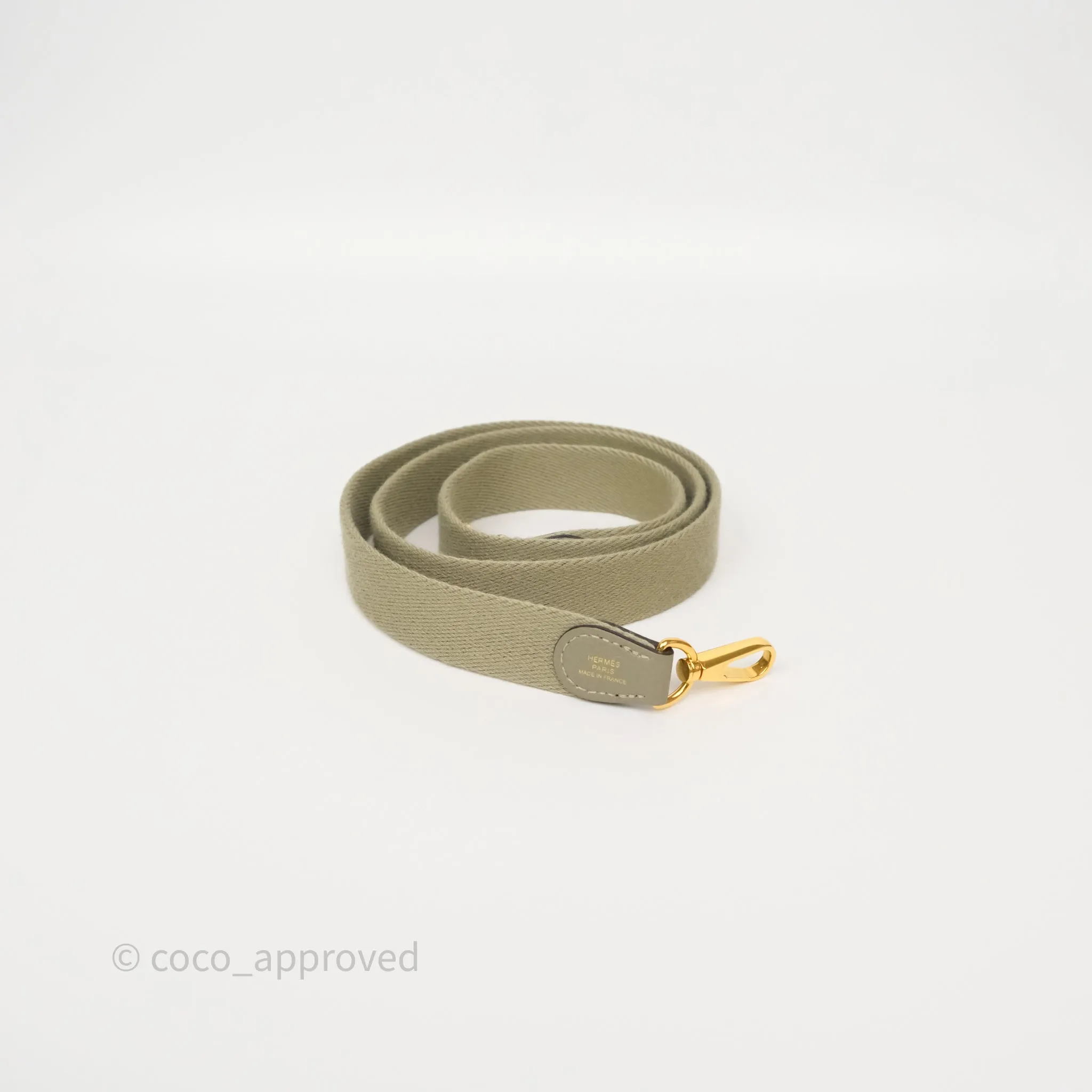 Herms Mini Evelyne 16 Sauge Q1 Clemence Gold Hardware
