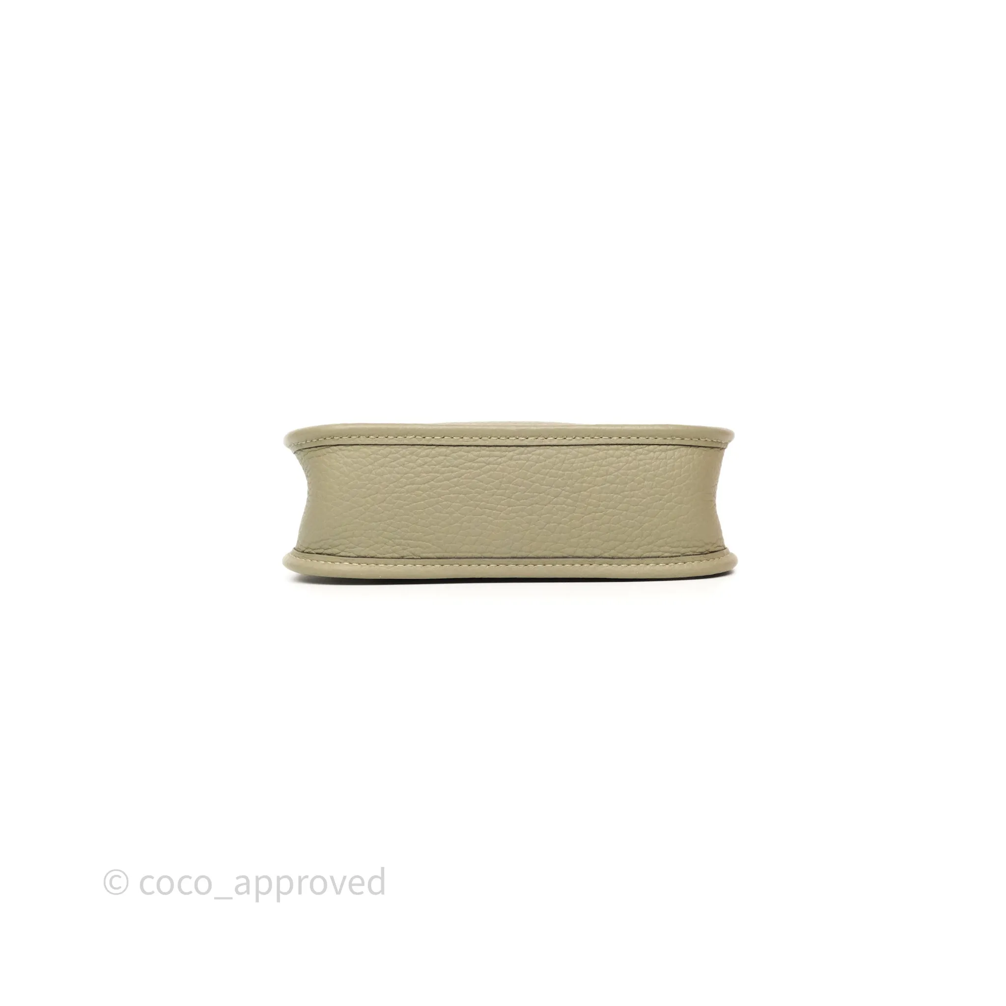 Herms Mini Evelyne 16 Sauge Q1 Clemence Gold Hardware