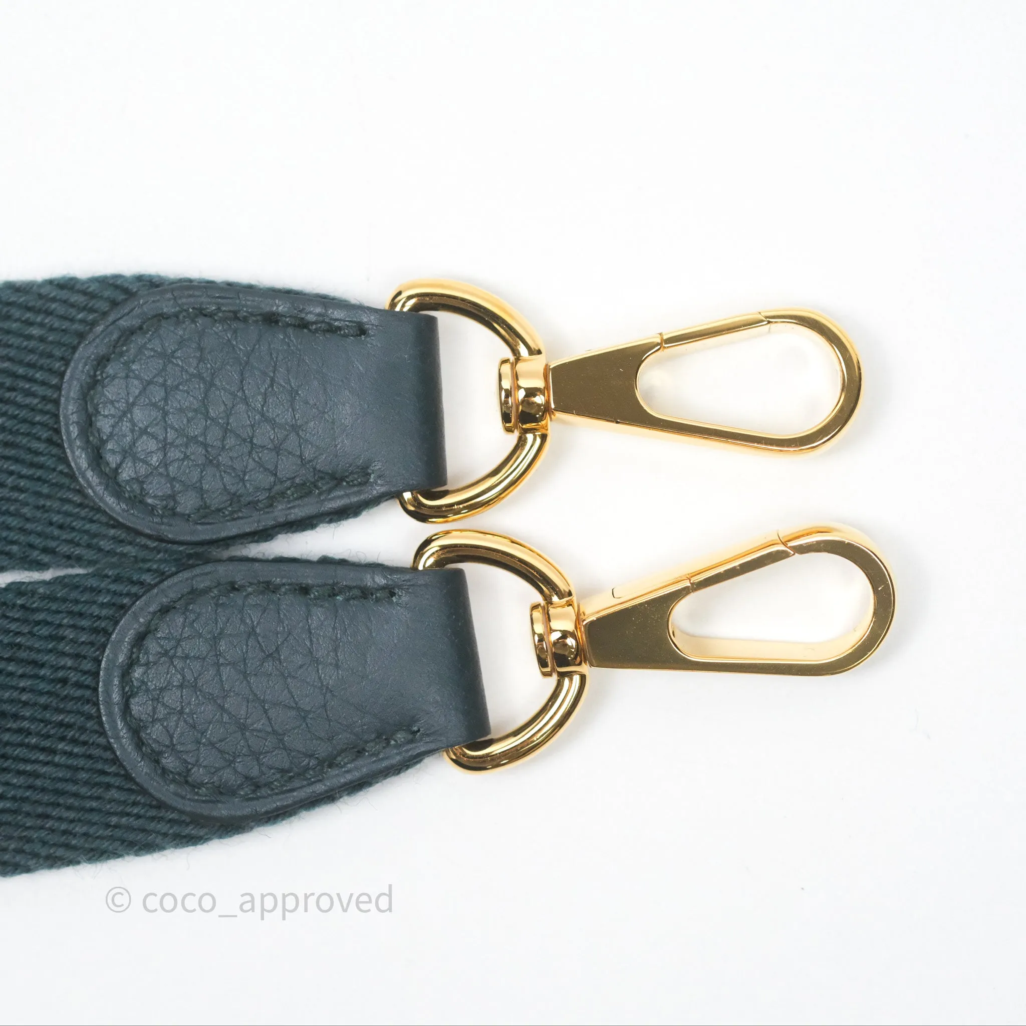 Herms Mini Evelyne 16 Vert Cypres 6O Clemence Gold Hardware