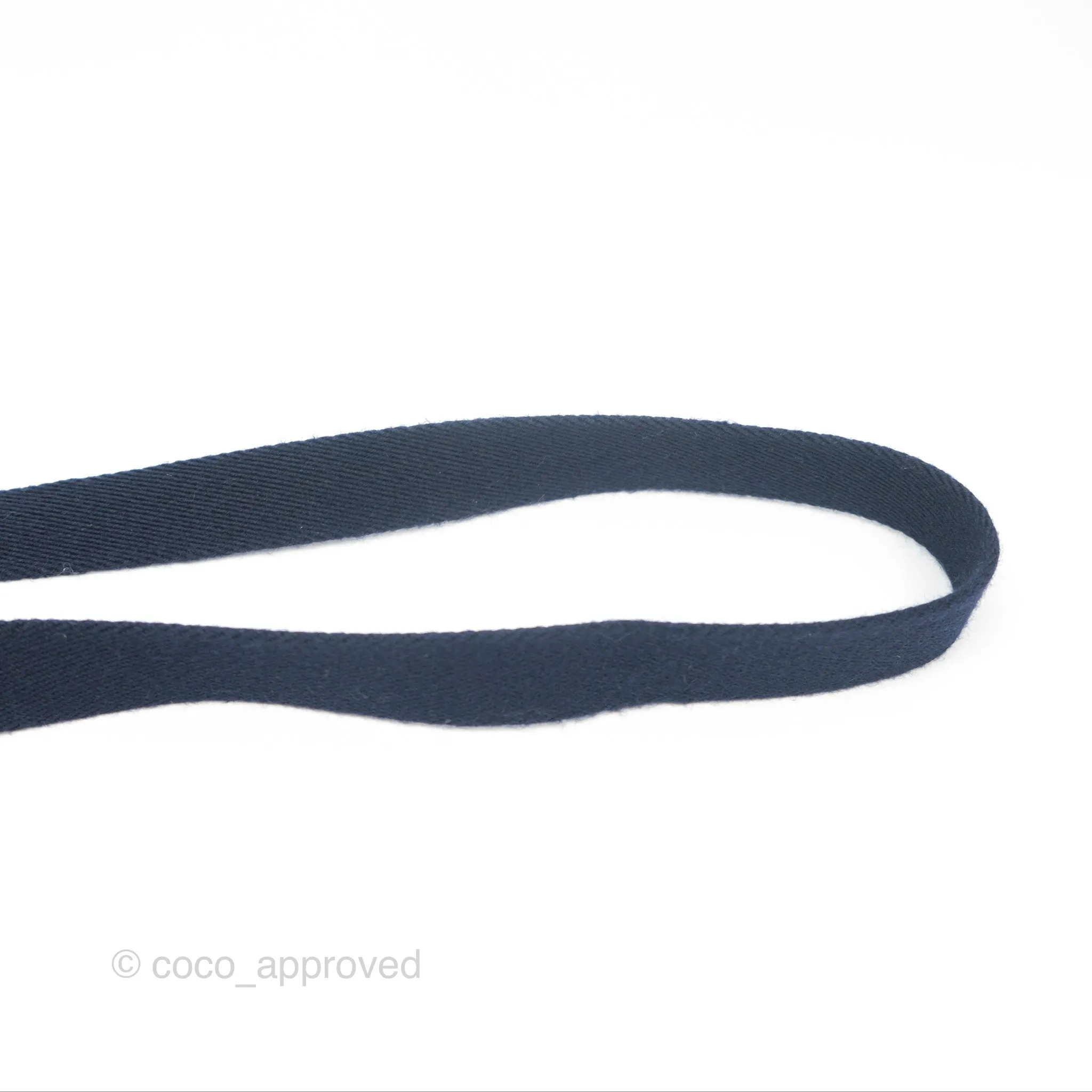 Herms Mini Evelyne Etoupe Clemence Palladium Hardware with Bleu Indigo Strap