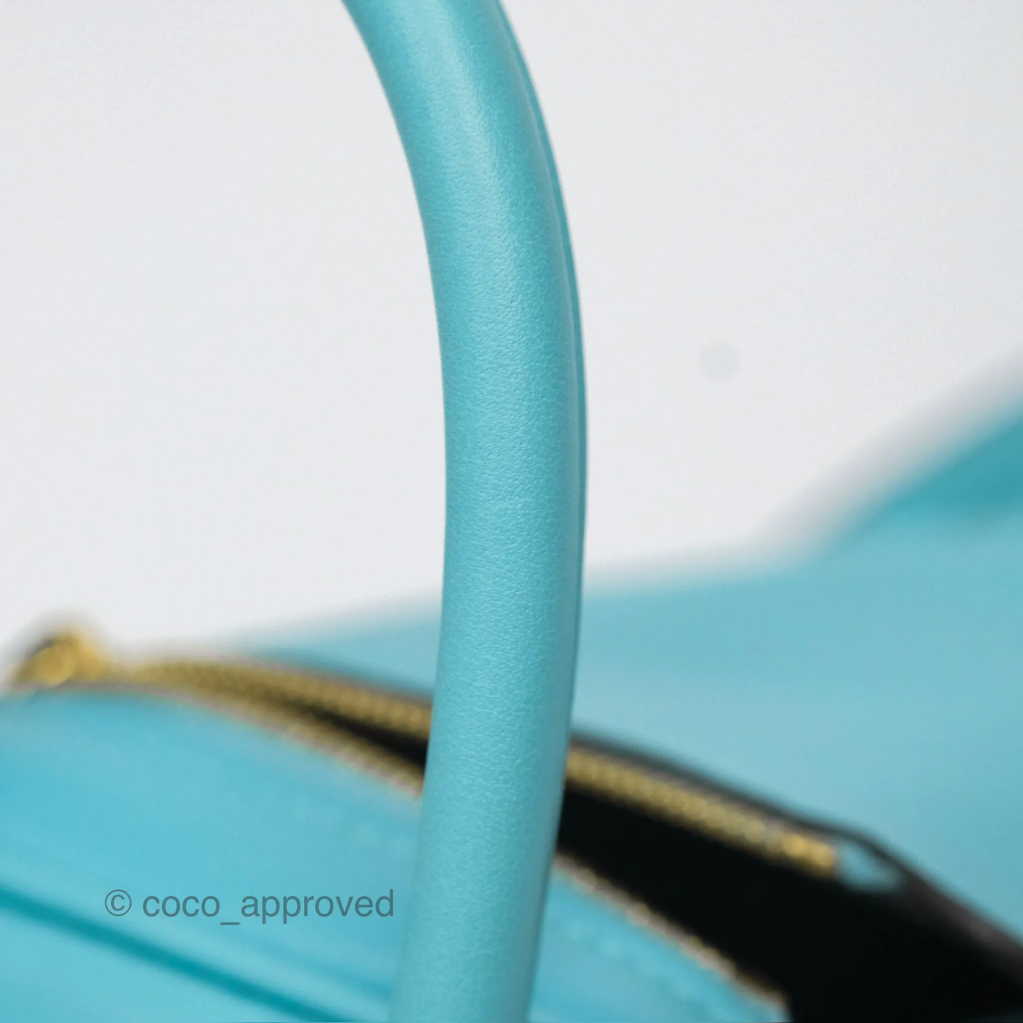 Herms Mini Lindy 20 Bleu Atoll 3P Swift Gold Hardware