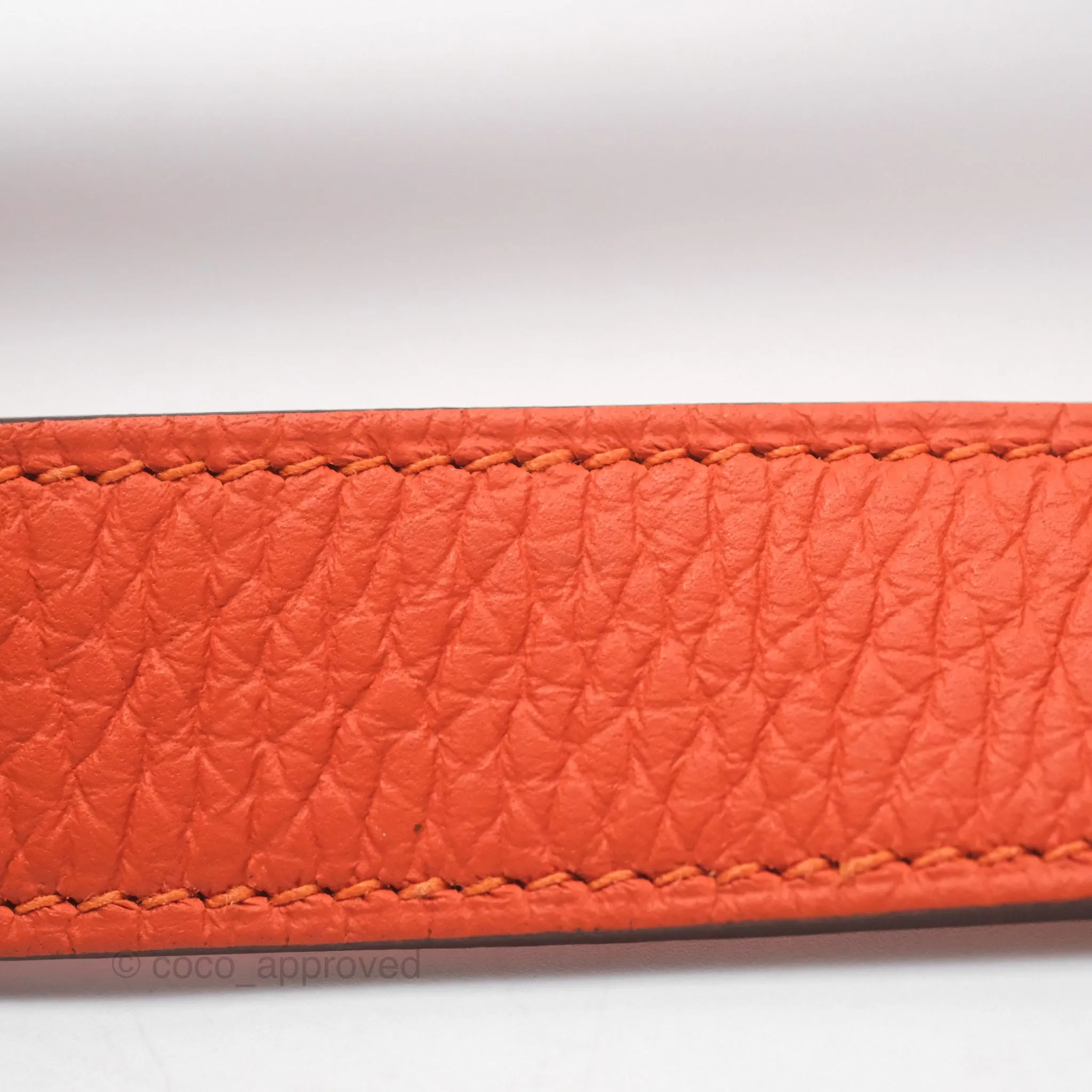 Herms Mini Lindy 20 Clemence Palladium Hardware