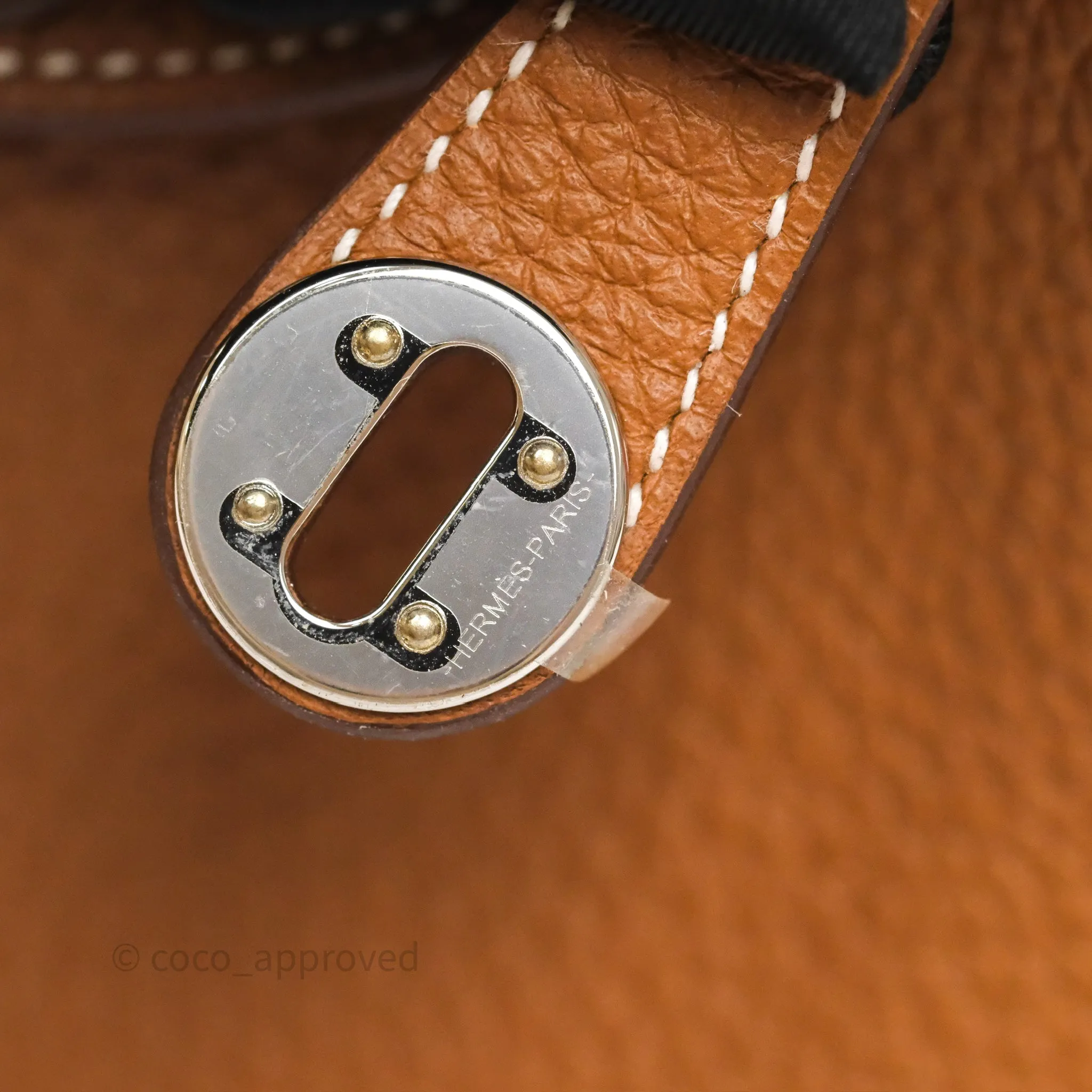 Herms Mini Lindy 20 Gold 37 Clemence Palladium Hardware