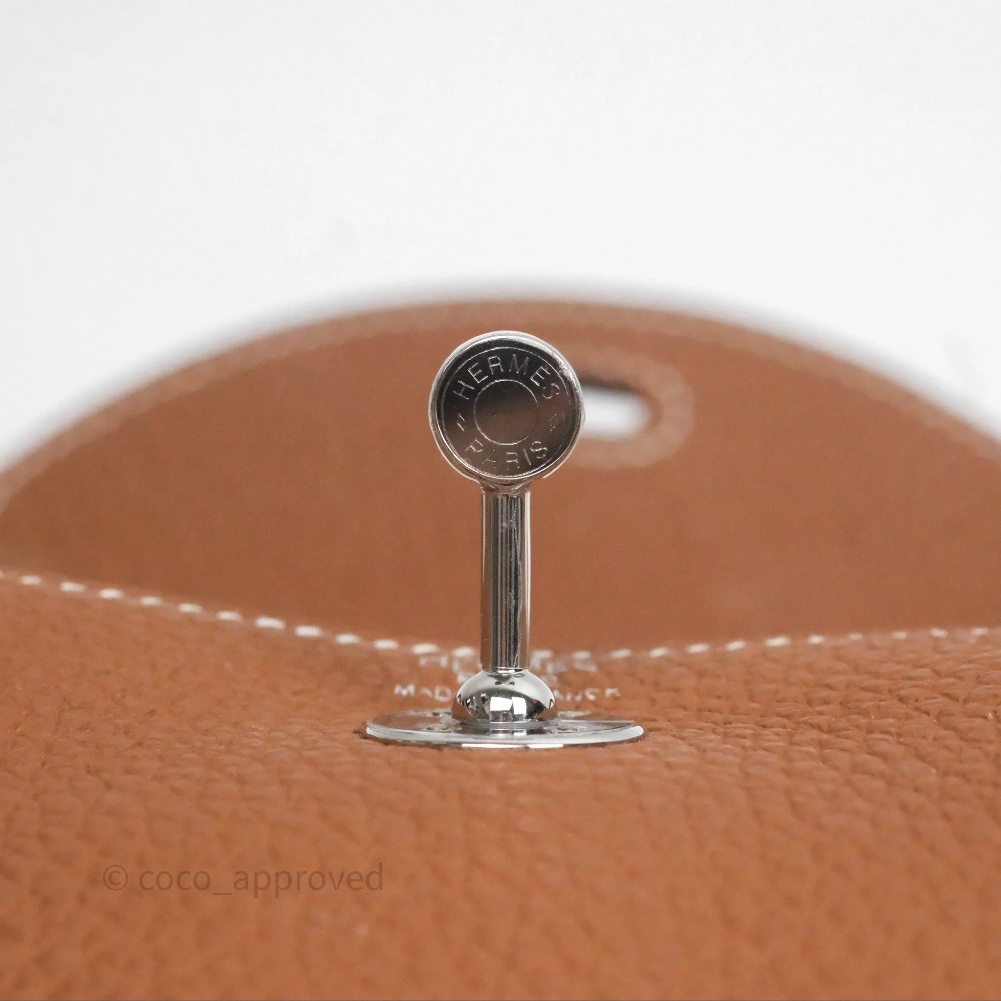 Herms Mini Lindy 20 Gold Clemence Palladium Hardware