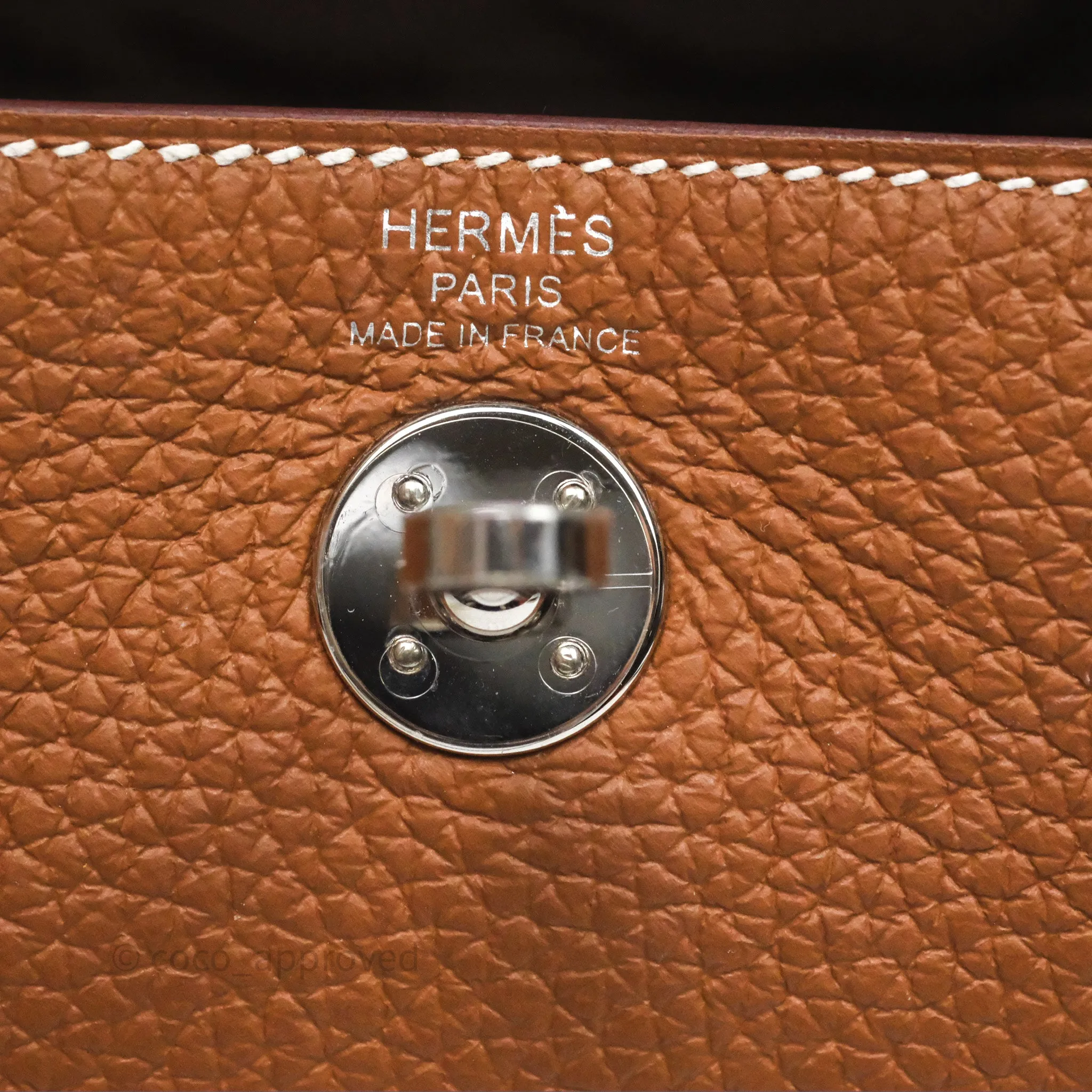 Herms Mini Lindy 20 Gold Clemence Palladium Hardware
