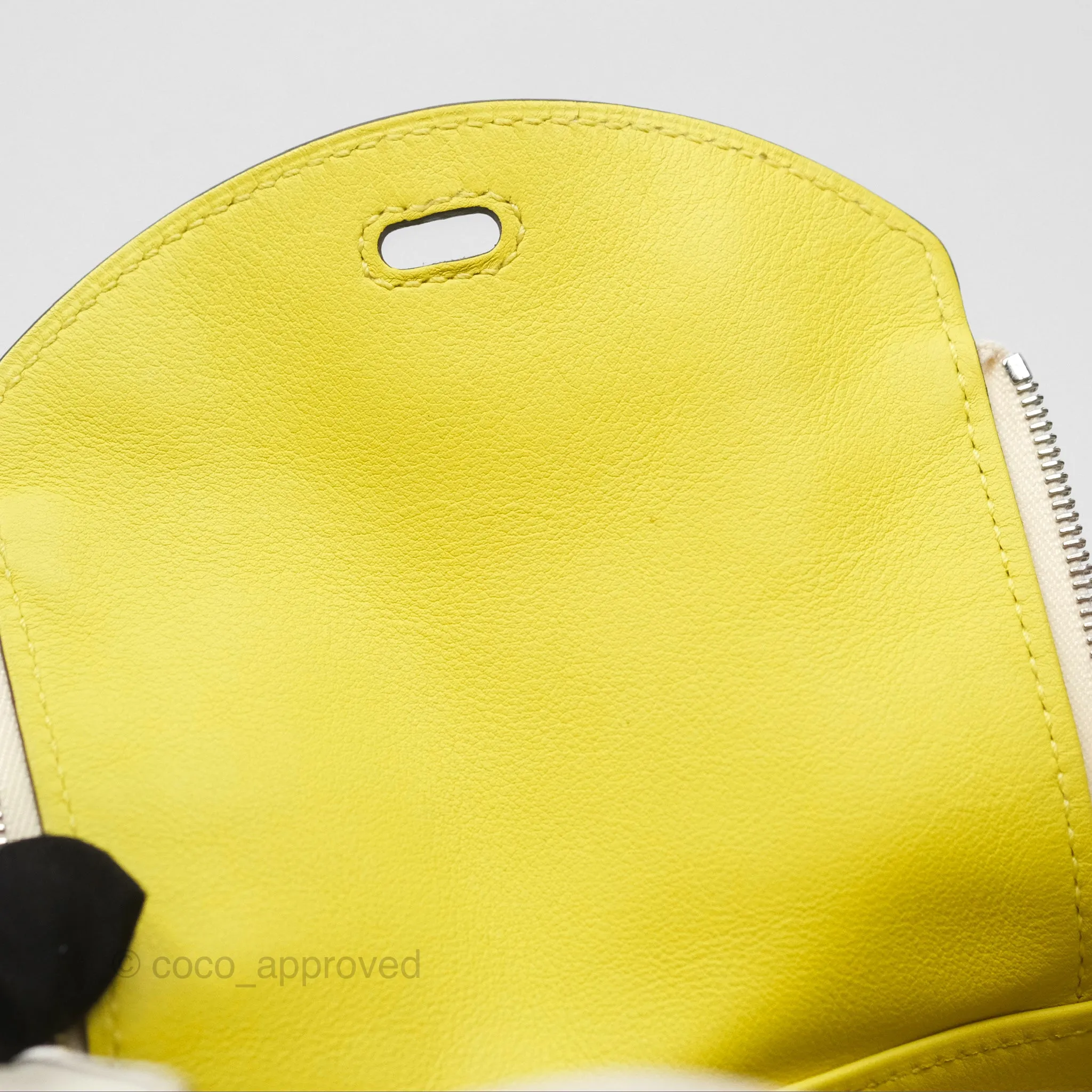 Herms Mini Lindy 20 Nata I2/ Lime 9R Swift Palladium Hardware