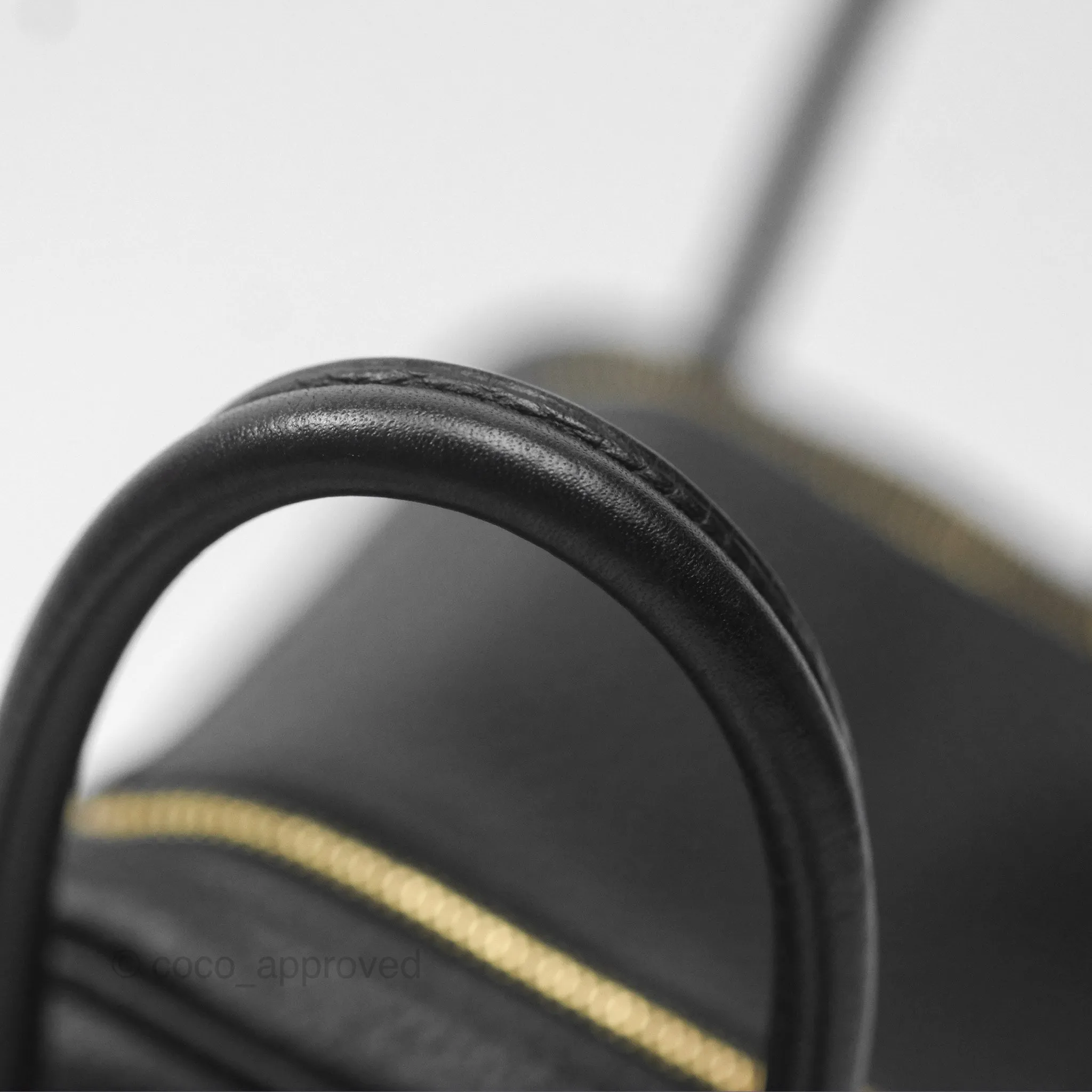 Herms Mini Lindy 20 Noir 89 Clemence Gold Hardware
