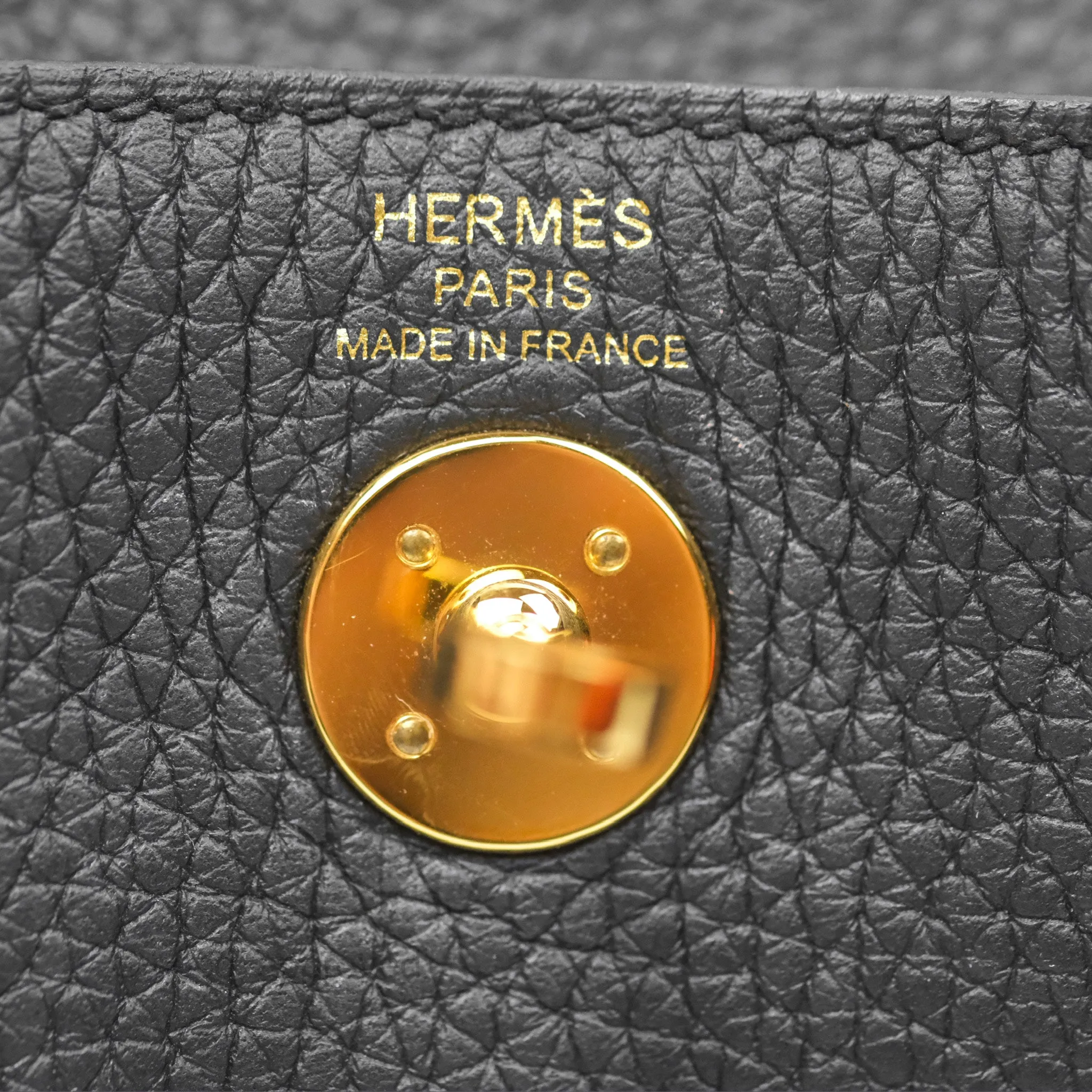 Herms Mini Lindy 20 Noir 89 Clemence Gold Hardware