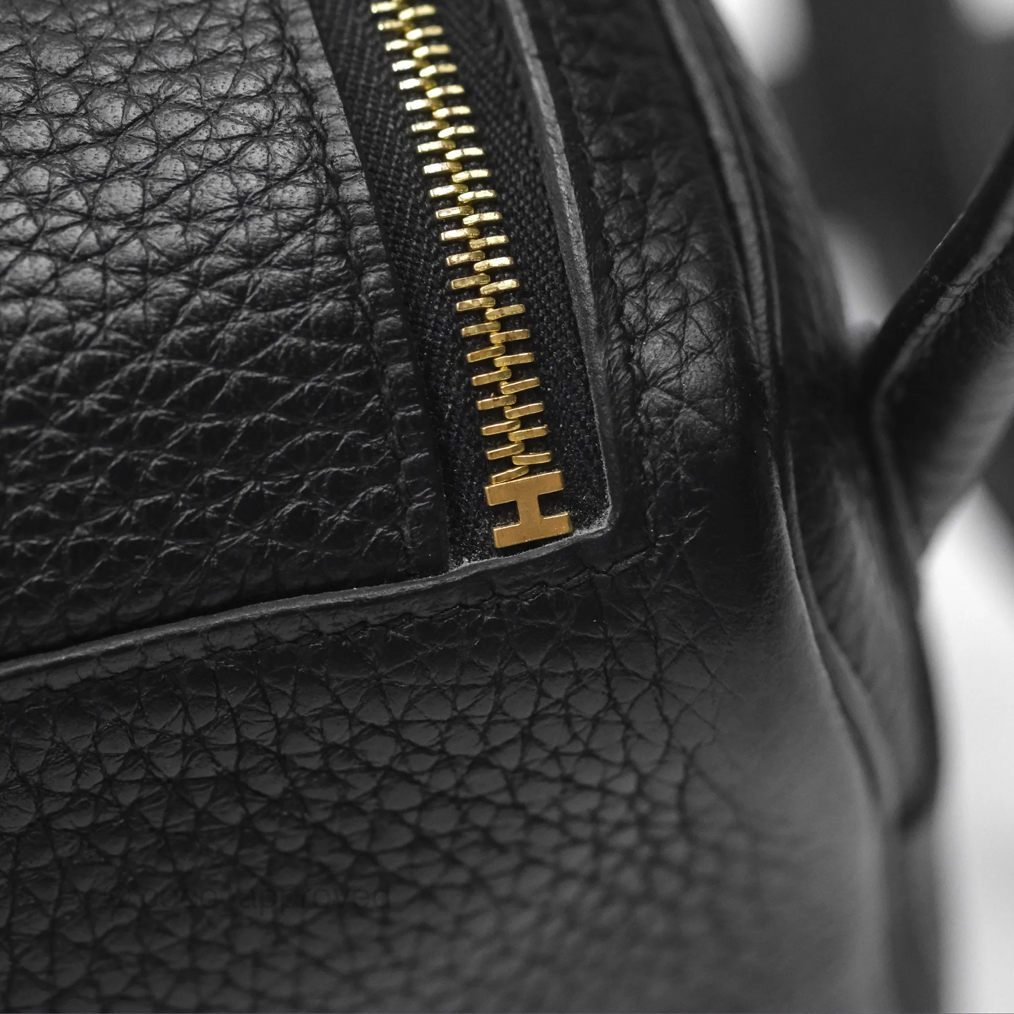 Herms Mini Lindy 20 Noir 89 Clemence Gold Hardware