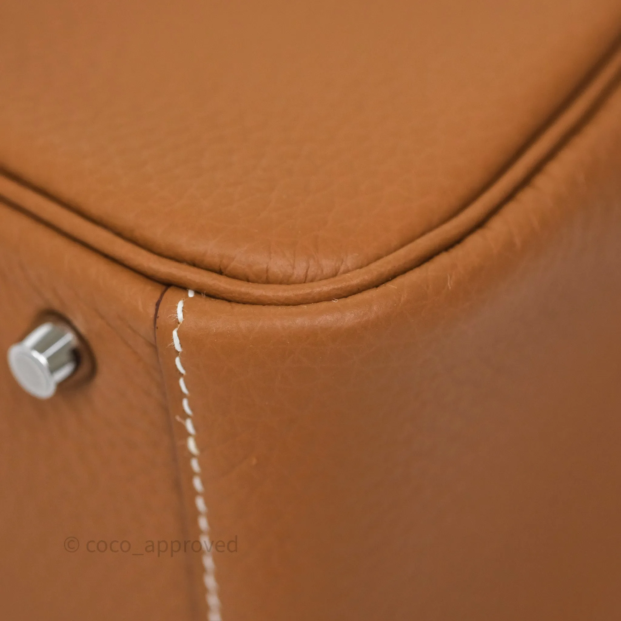 Herms Mini Lindy II 20 Gold 37 Clemence Gold Hardware