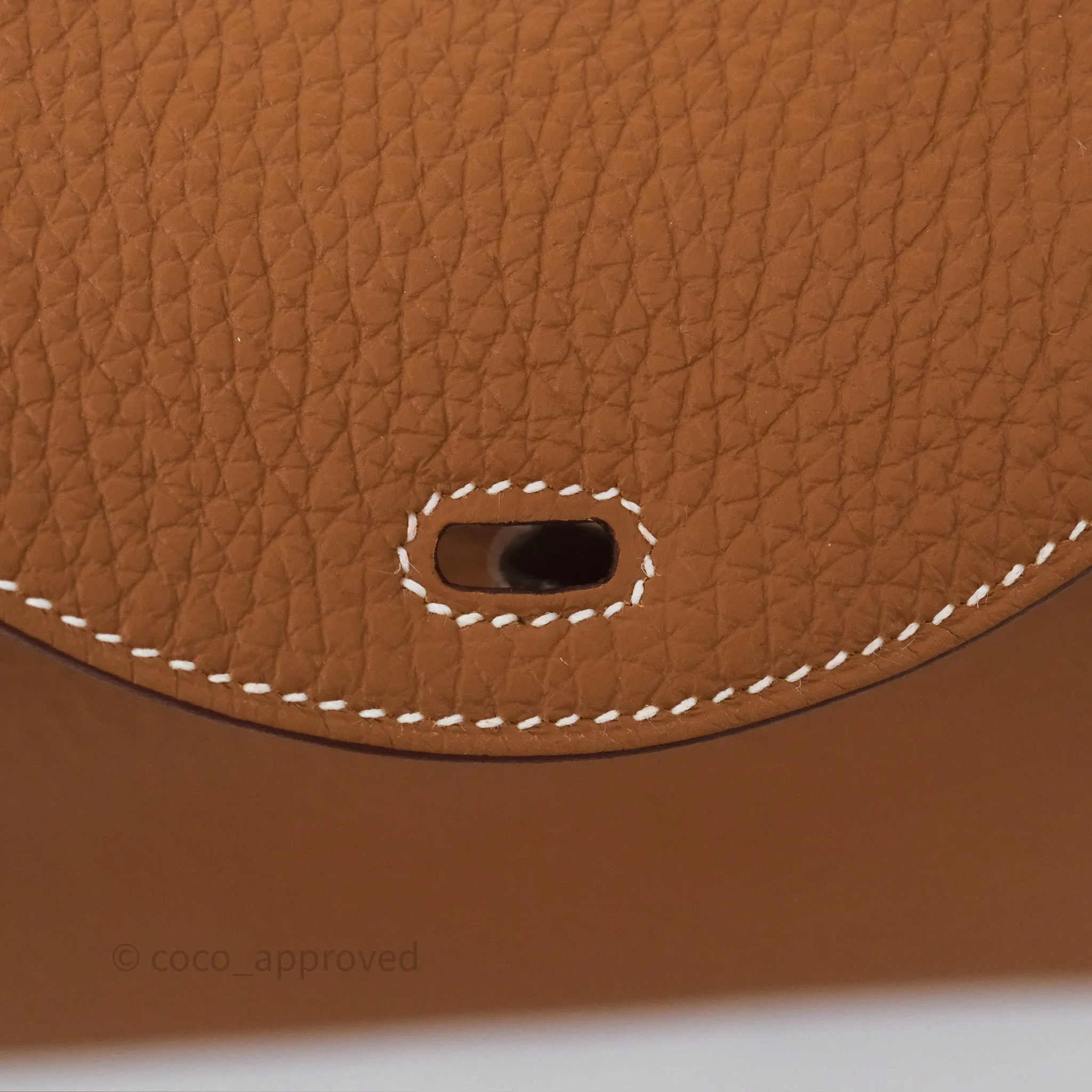 Herms Mini Lindy II 20 Gold 37 Clemence Gold Hardware