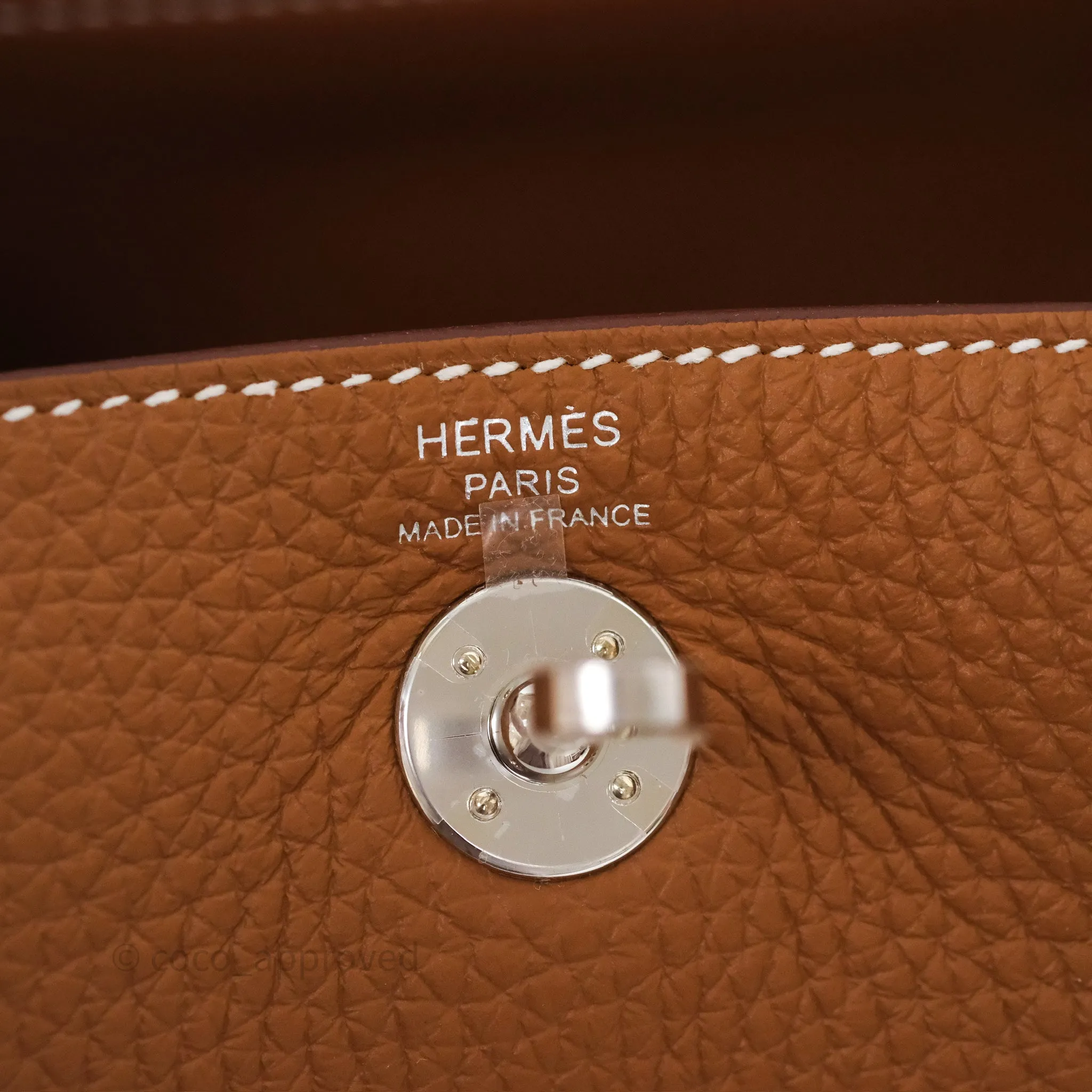 Herms Mini Lindy II 20 Gold 37 Clemence Gold Hardware