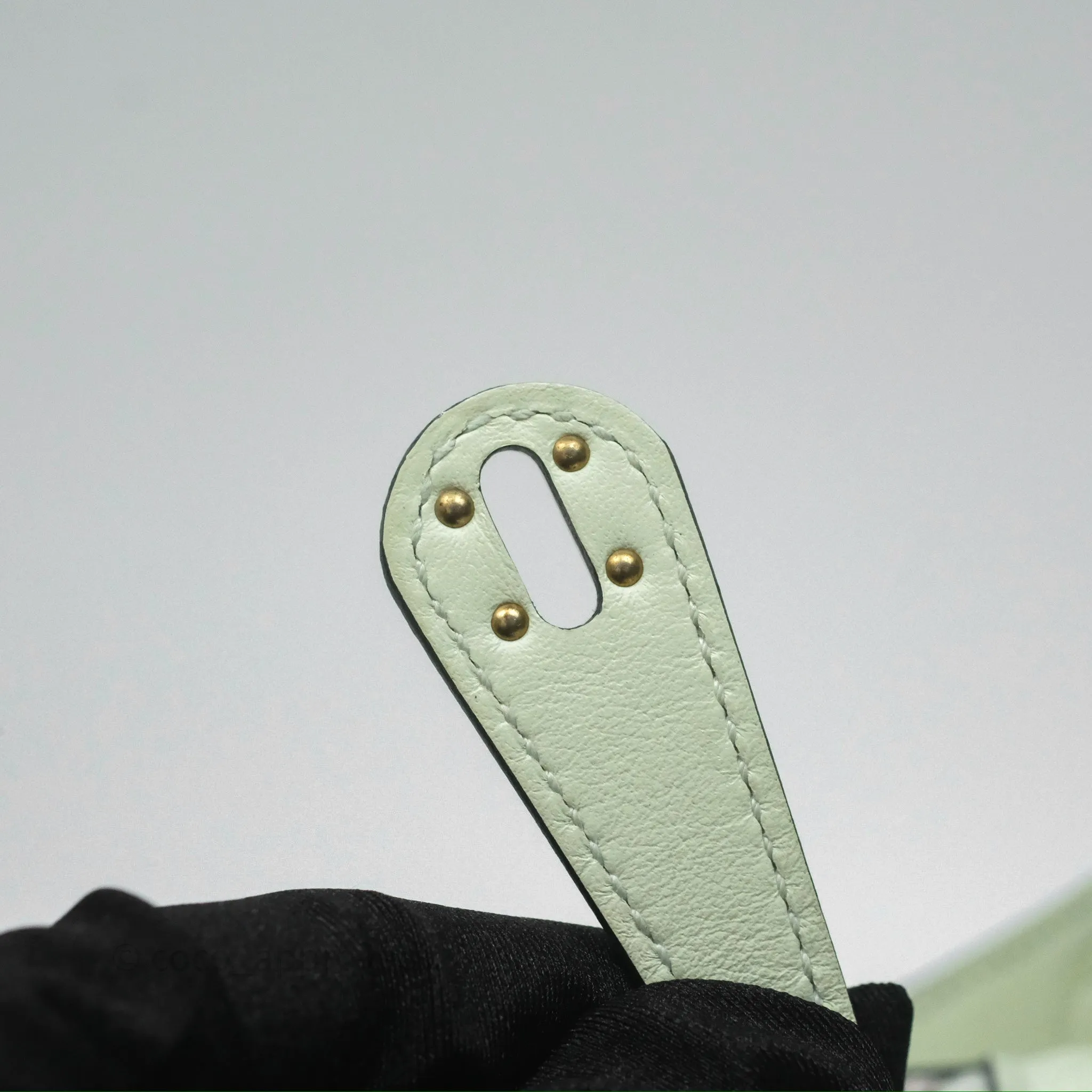 Herms Mini Lindy Vert Fizz 0S Swift Palladium Hardware