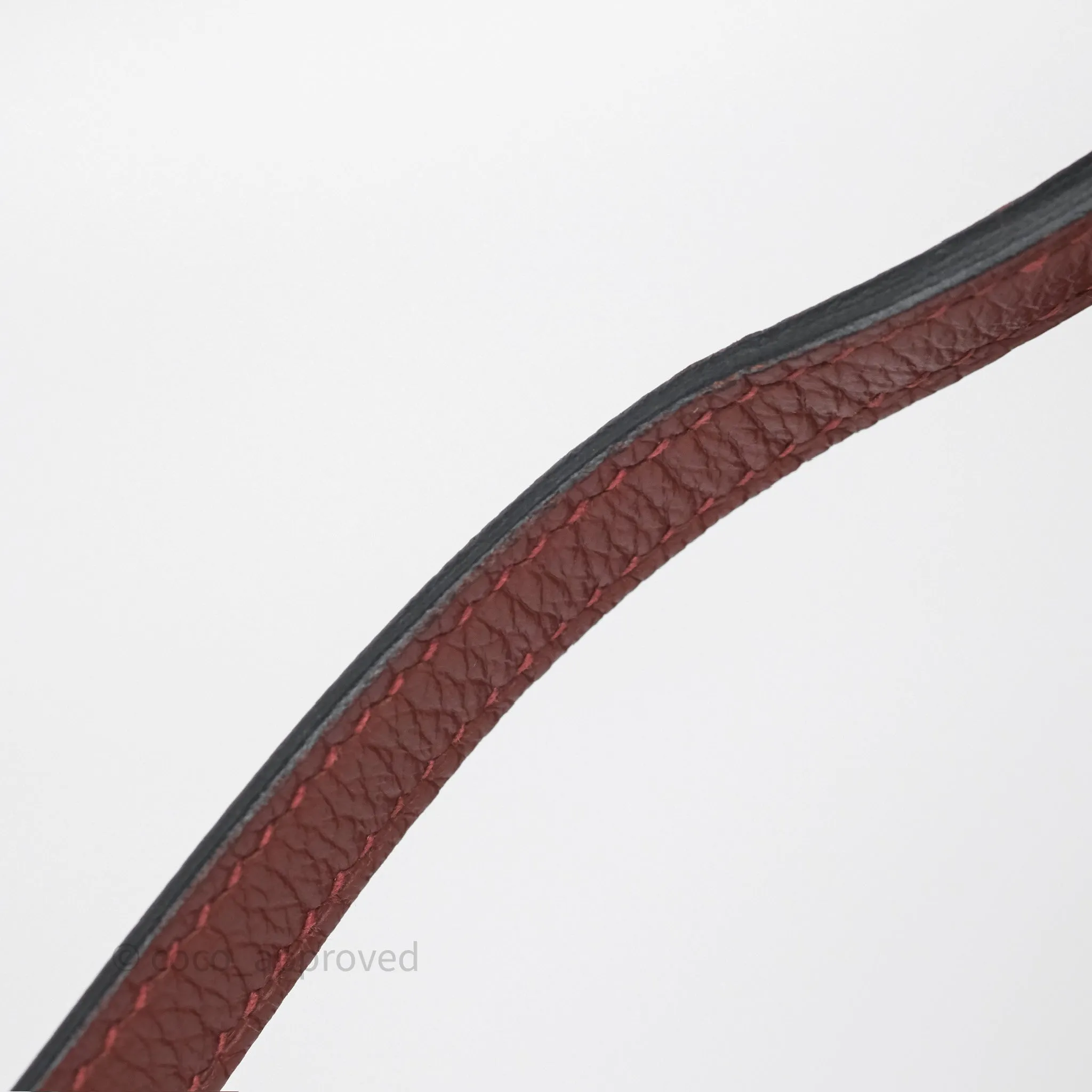 Herms Mini Roulis Rouge H 55 Evercolor Gold Hardware