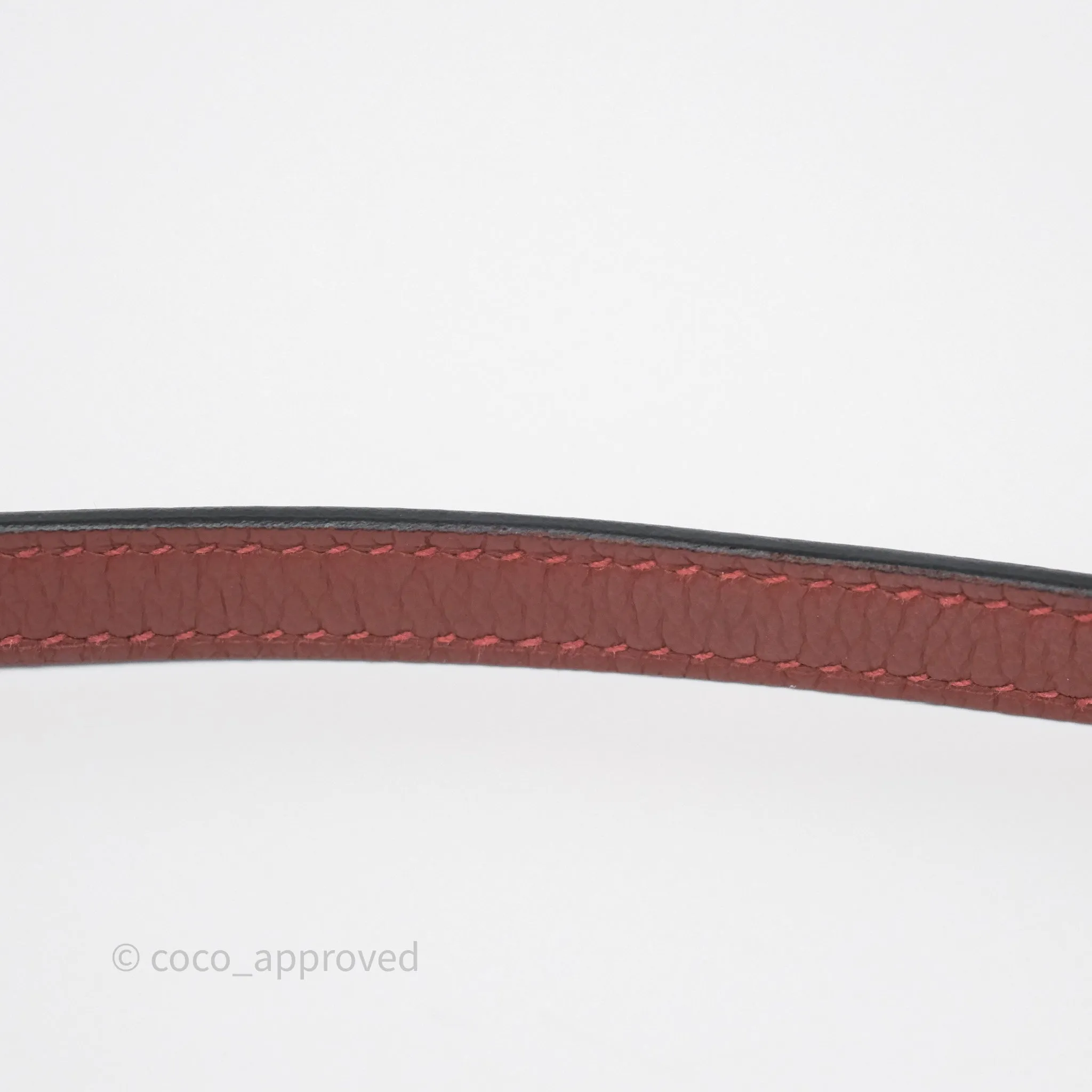 Herms Mini Roulis Rouge H 55 Evercolor Gold Hardware