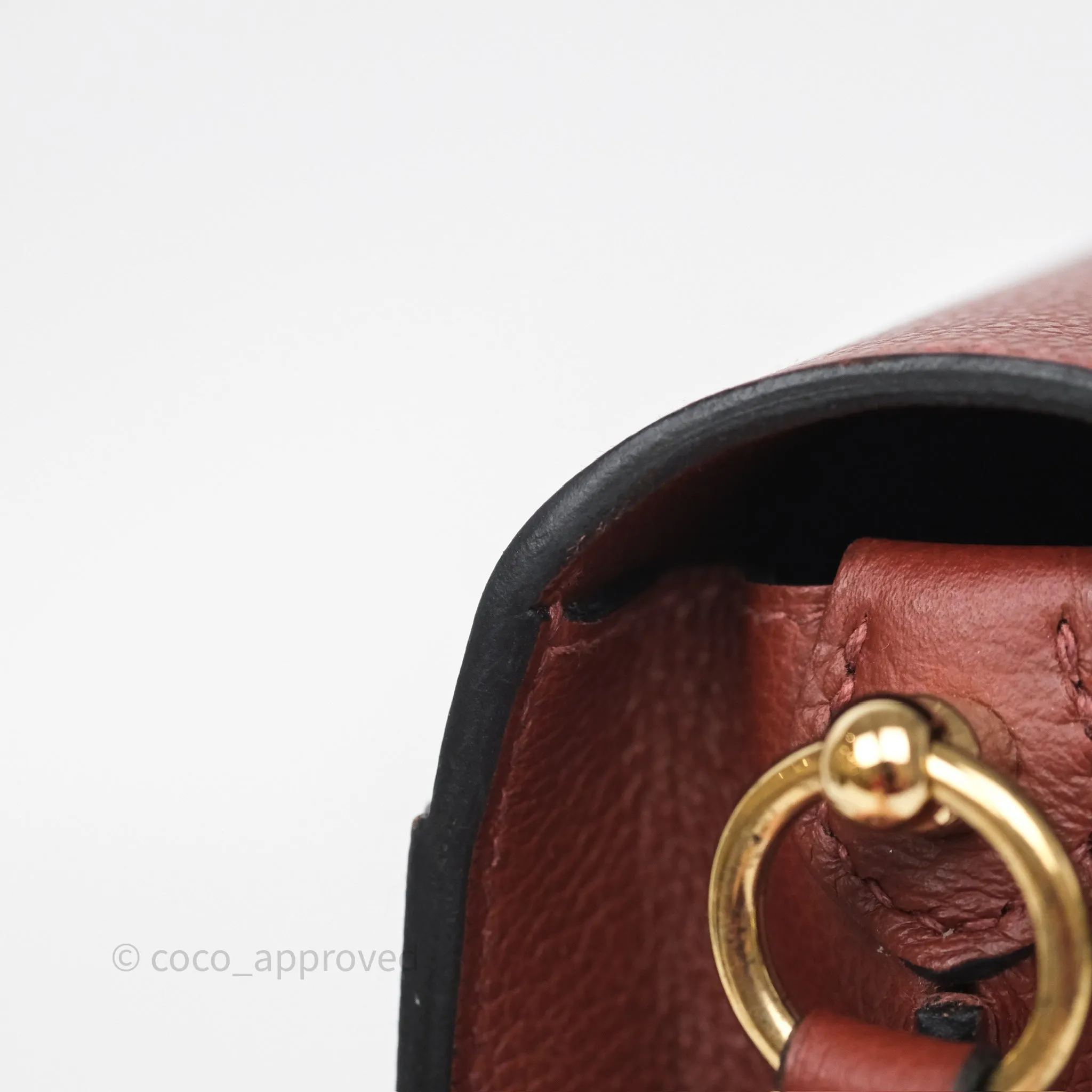 Herms Mini Roulis Rouge H 55 Evercolor Gold Hardware