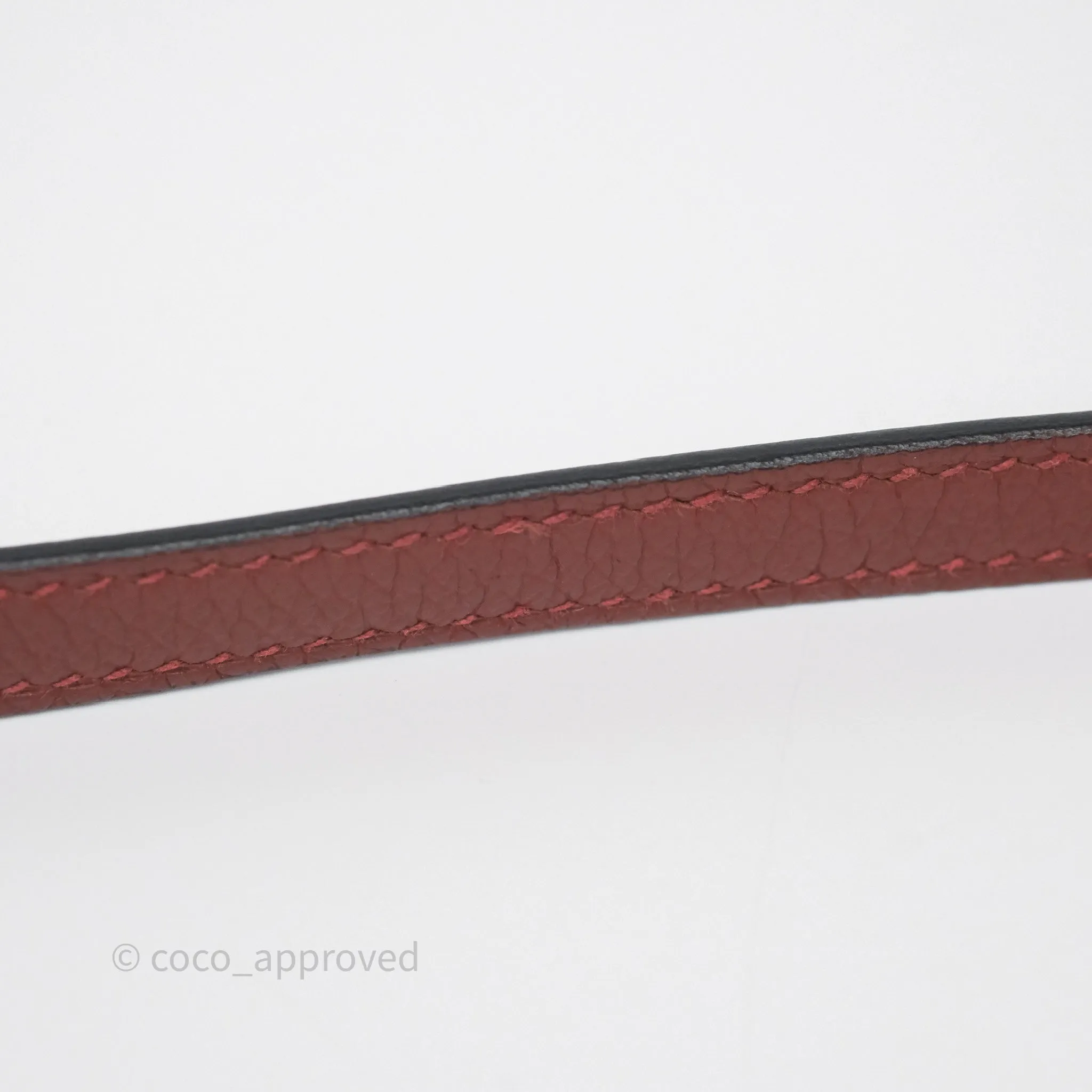 Herms Mini Roulis Rouge H 55 Evercolor Gold Hardware