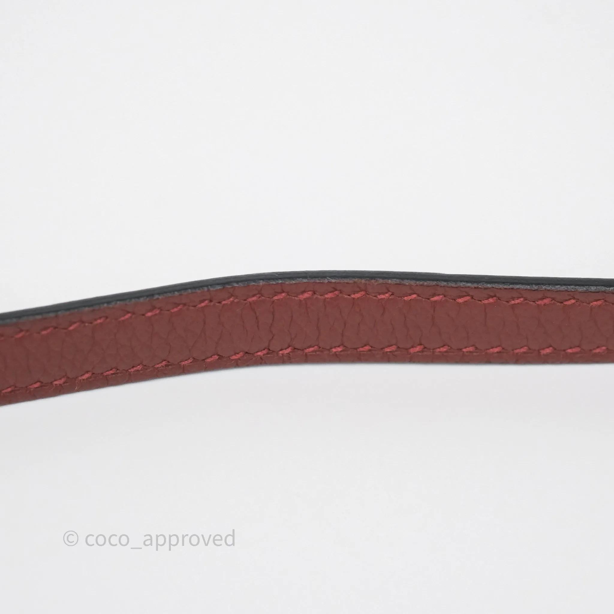 Herms Mini Roulis Rouge H 55 Evercolor Gold Hardware