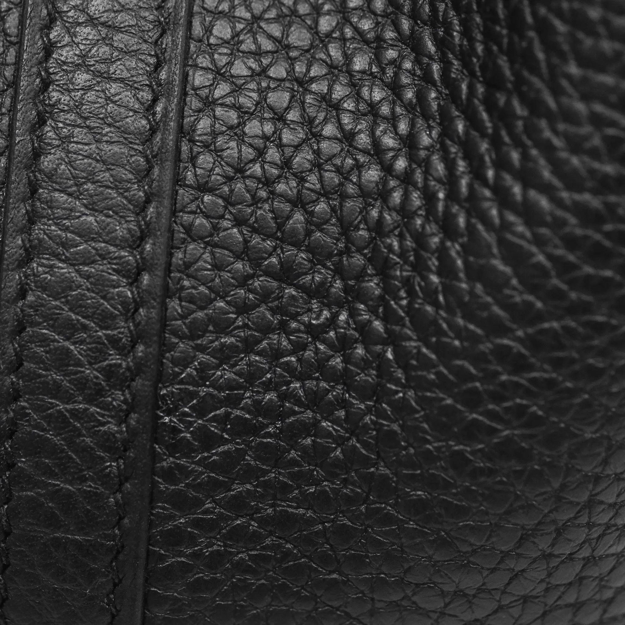 Herms Picotin 18 Black Noir 89 Clemence Gold Hardware