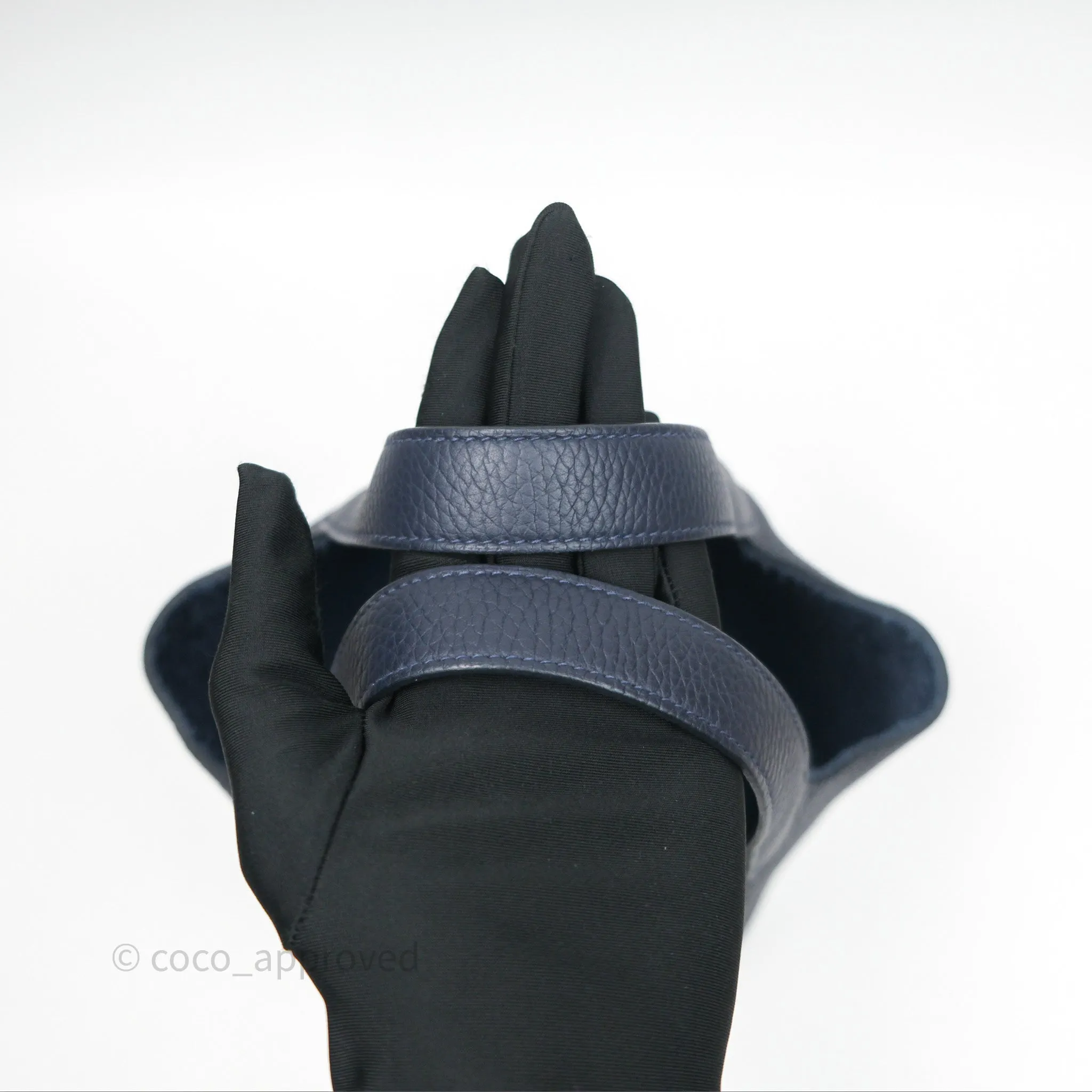 Herms Picotin 18 Bleu Nuit 2Z Clemence Palladium Hardware