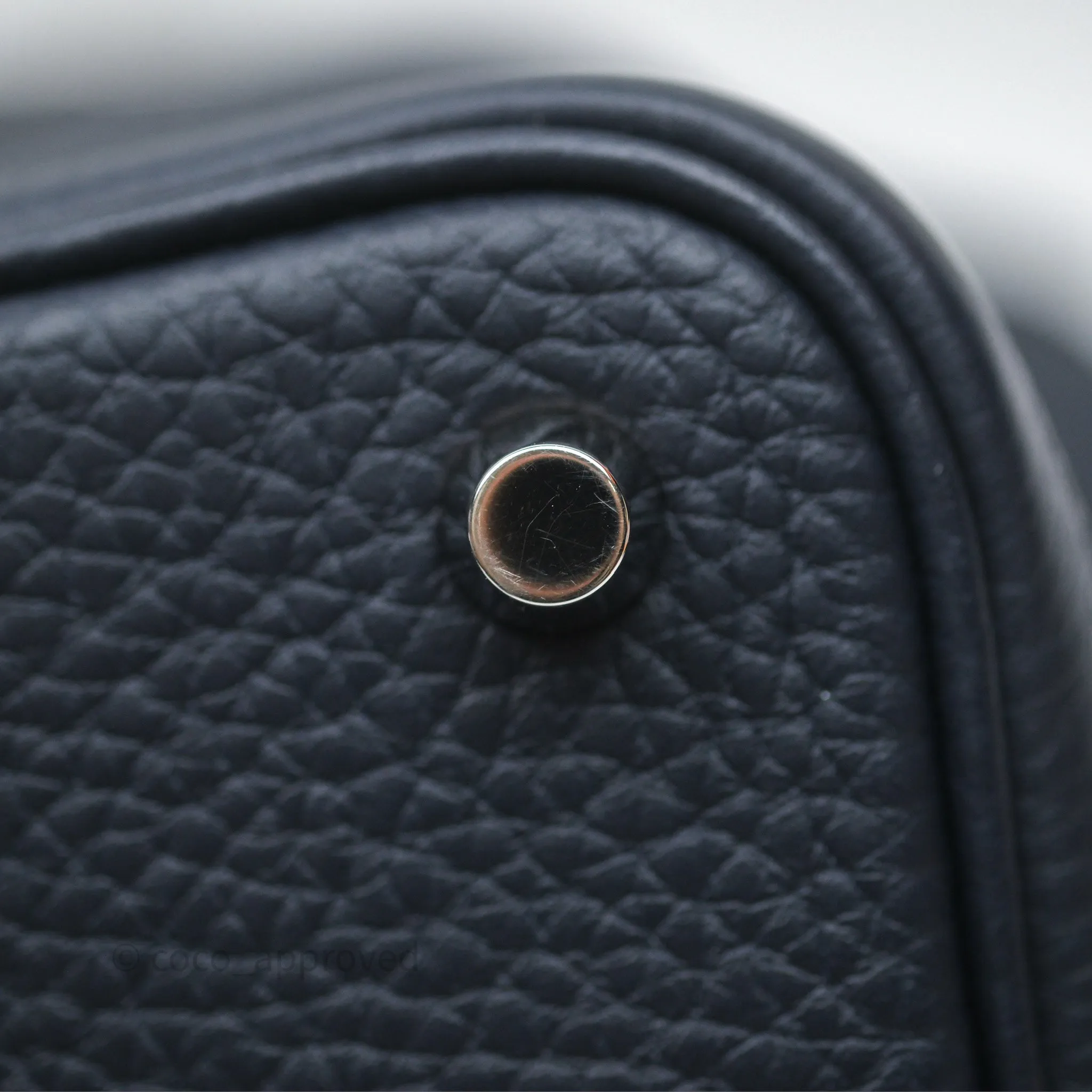 Herms Picotin 18 Bleu Nuit 2Z Clemence Palladium Hardware