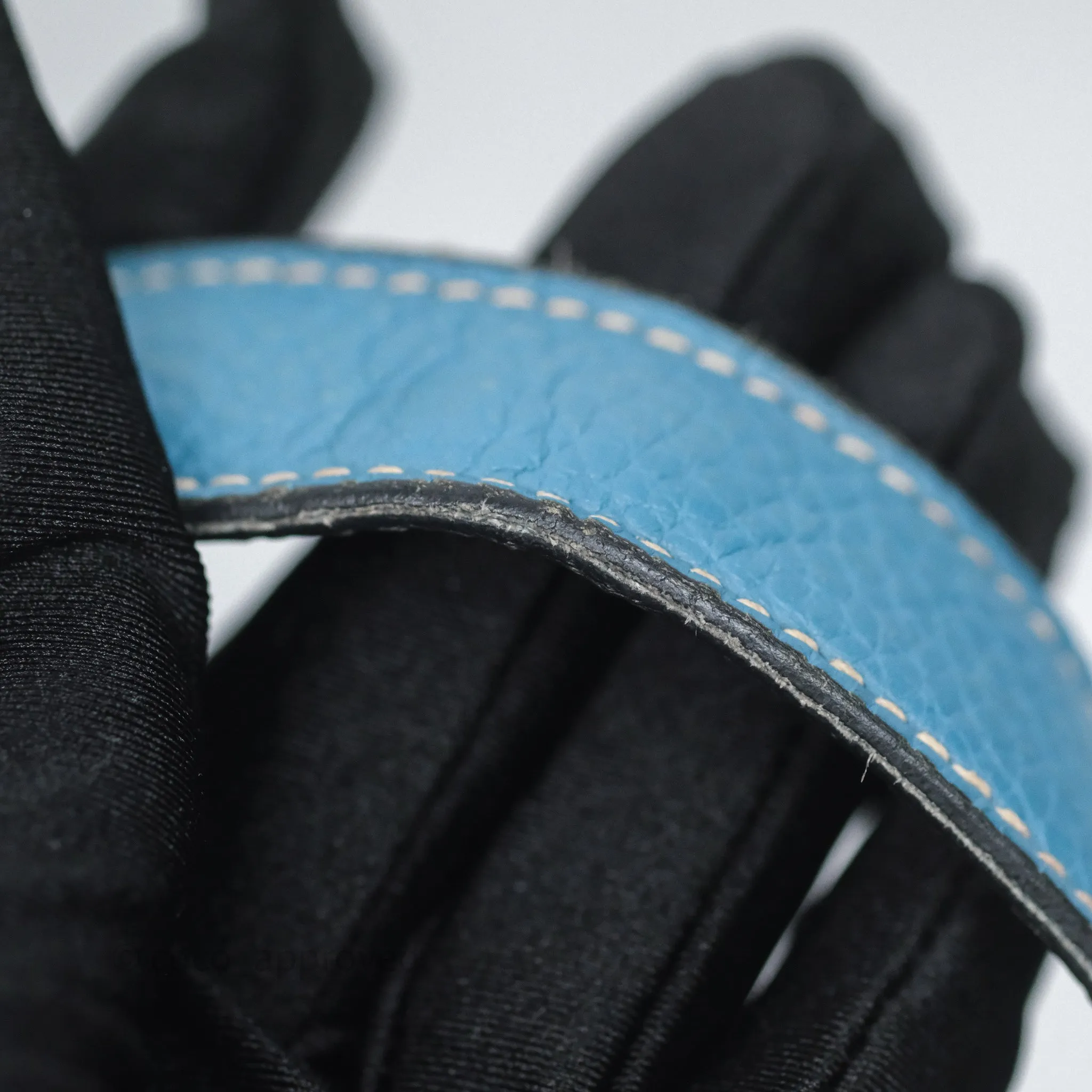 Herms Picotin 18 Blue Jean 75 Clemence Palladium Hardware