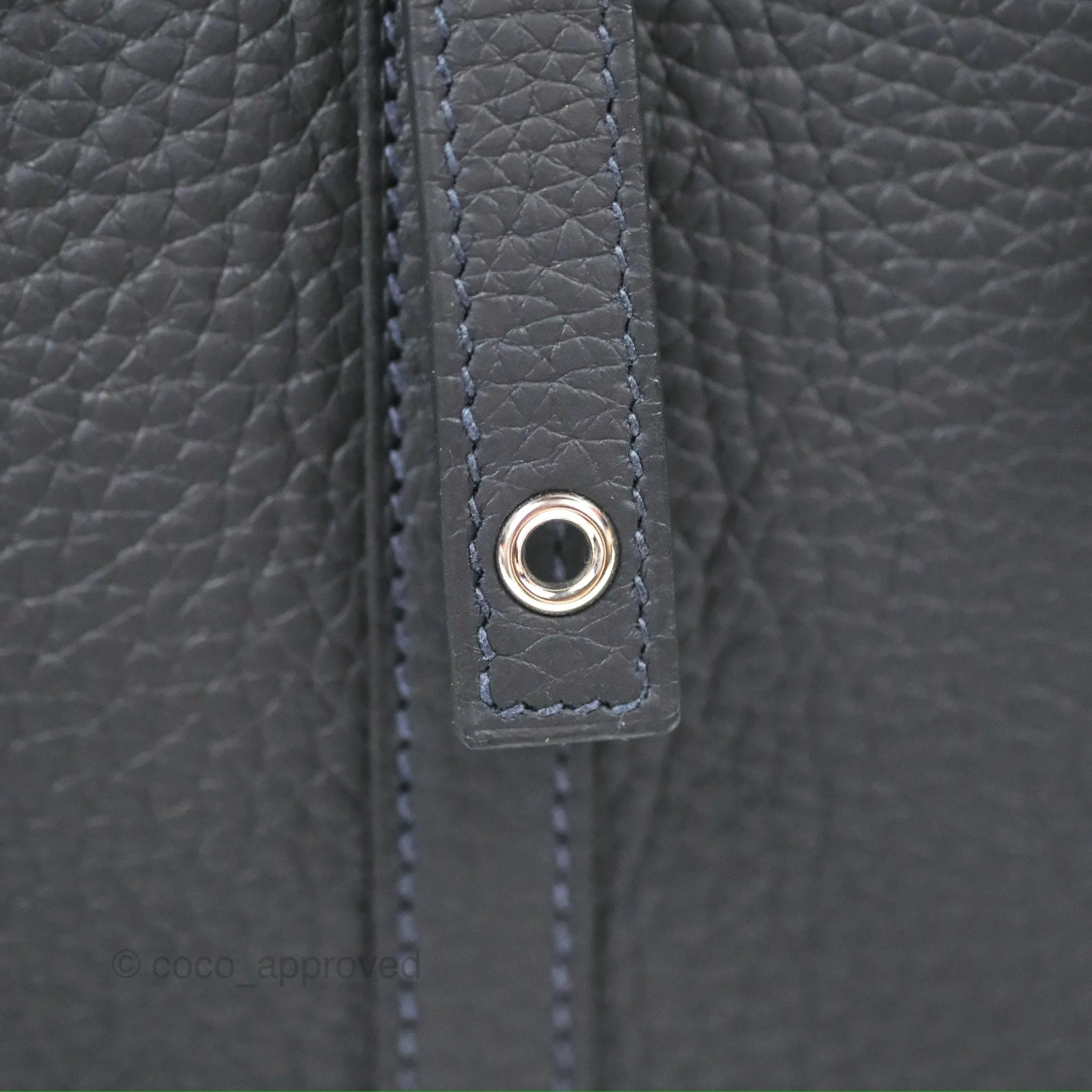 Herms Picotin 18 Caban Clemence Palladium Hardware