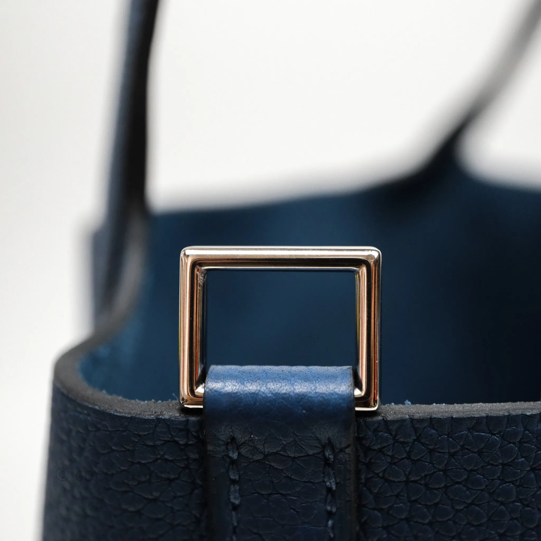 Herms Picotin 18 Deep Blue S4 Clemence Palladium Hardware
