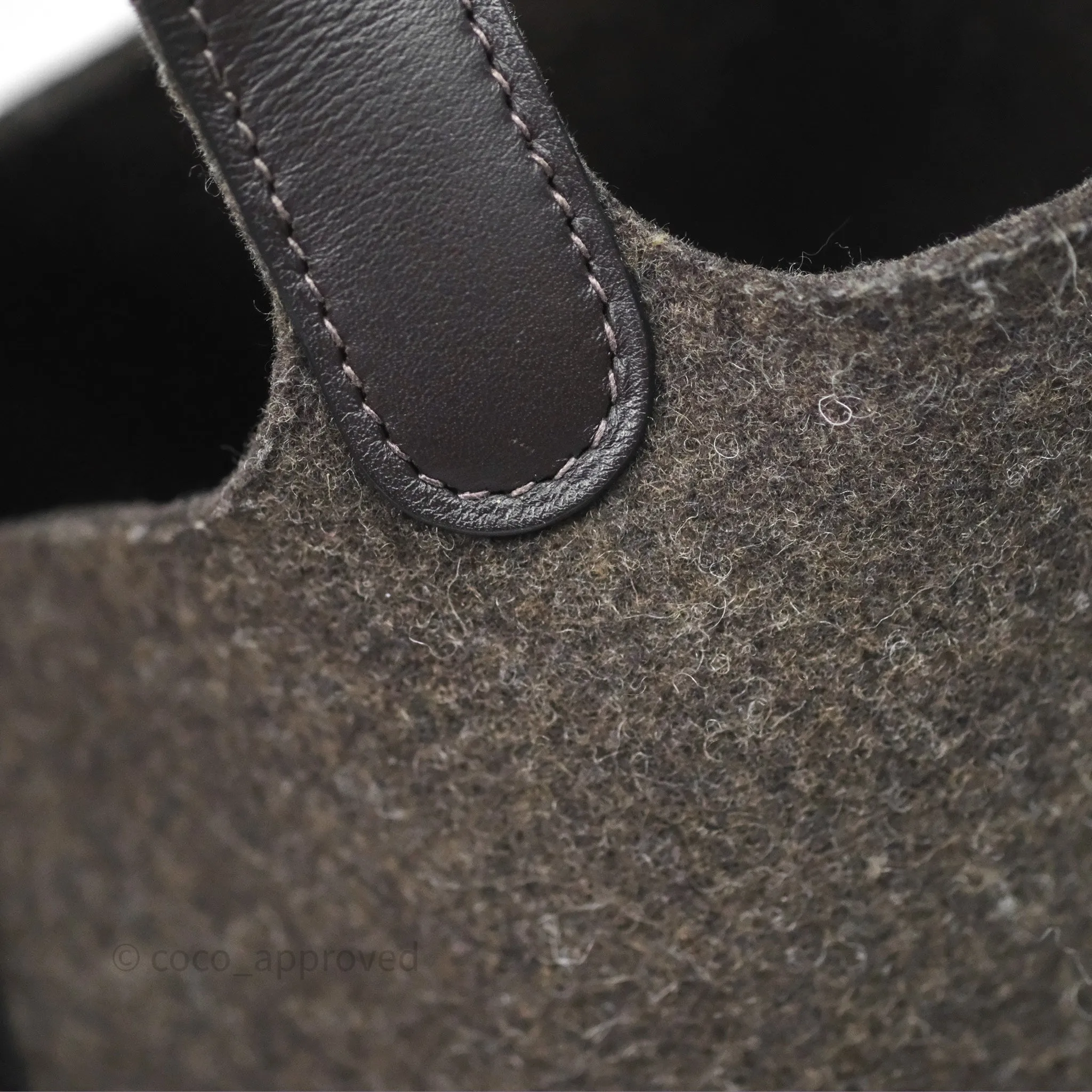 Herms Picotin 18 Ebene 46 Wool Feutre Swift Gold Hardware