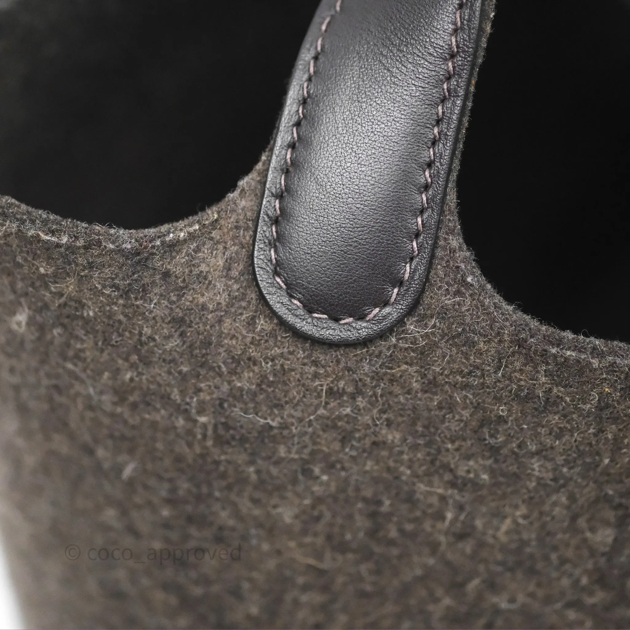 Herms Picotin 18 Ebene 46 Wool Feutre Swift Gold Hardware