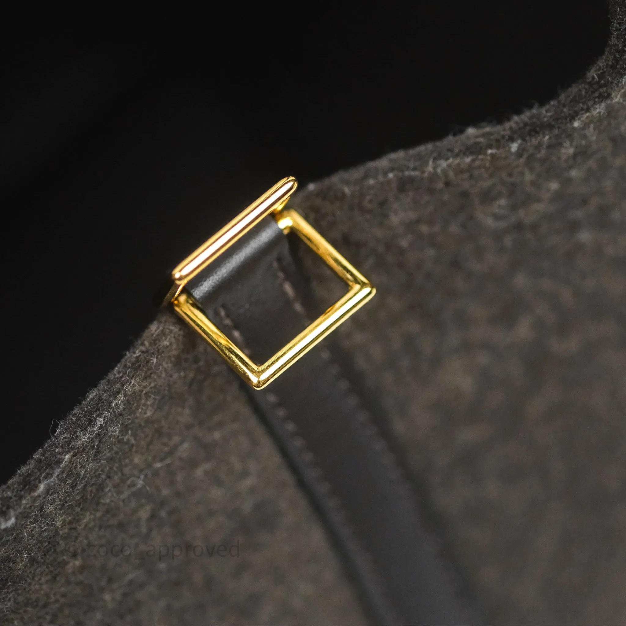 Herms Picotin 18 Ebene 46 Wool Feutre Swift Gold Hardware