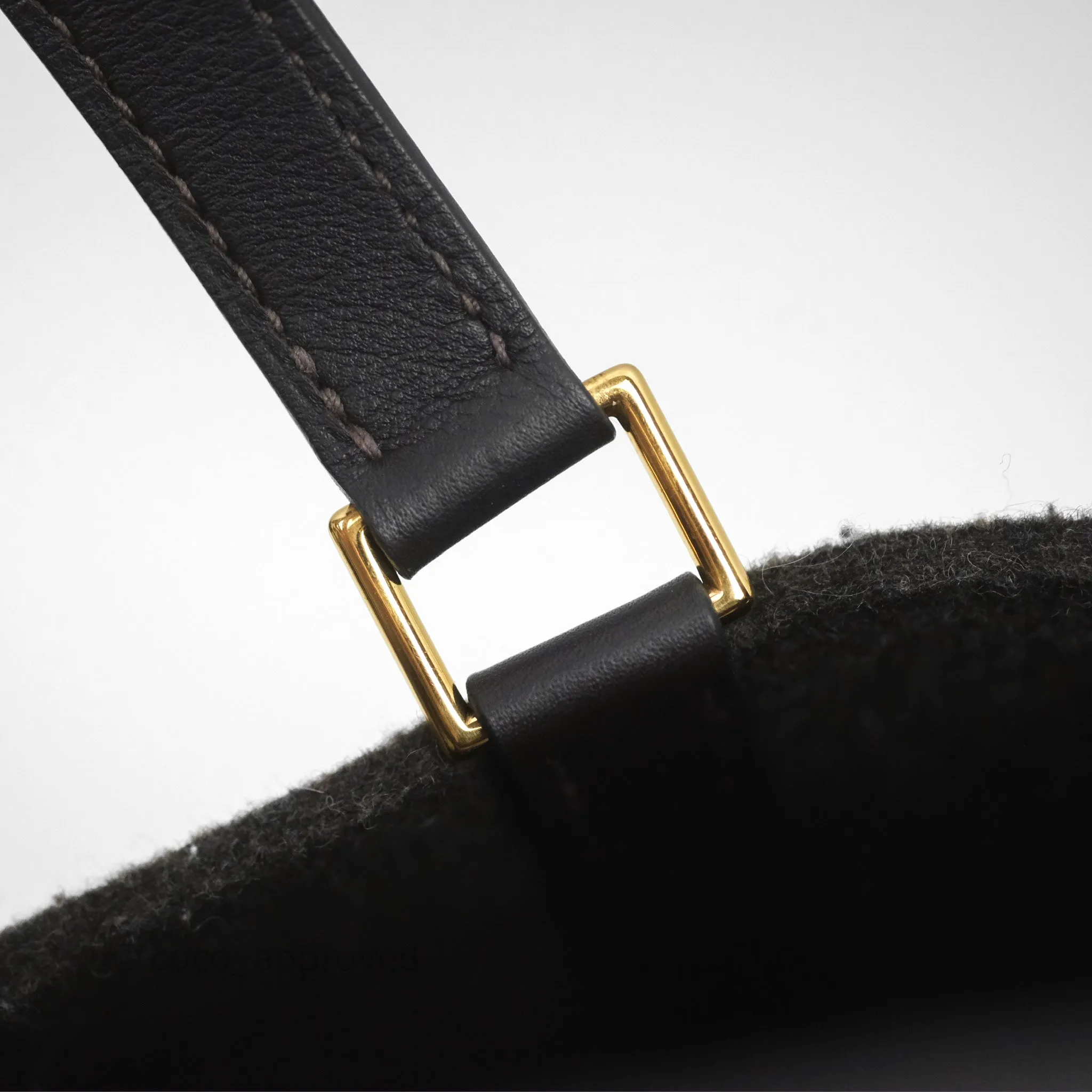 Herms Picotin 18 Ebene 46 Wool Feutre Swift Gold Hardware