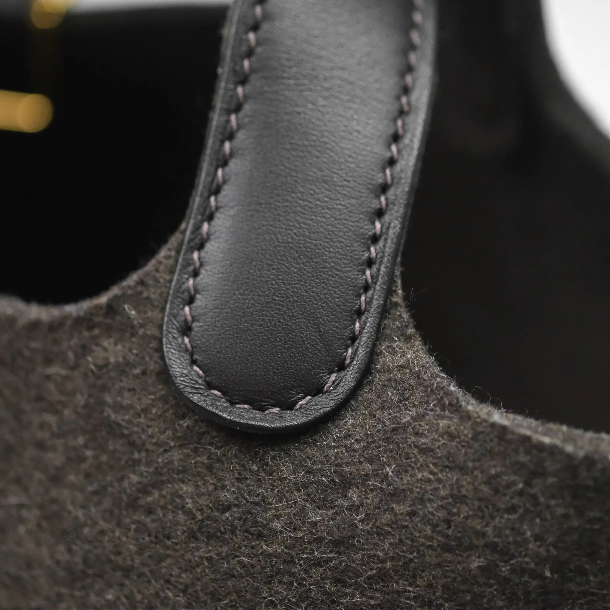Herms Picotin 18 Ebene 46 Wool Feutre Swift Gold Hardware