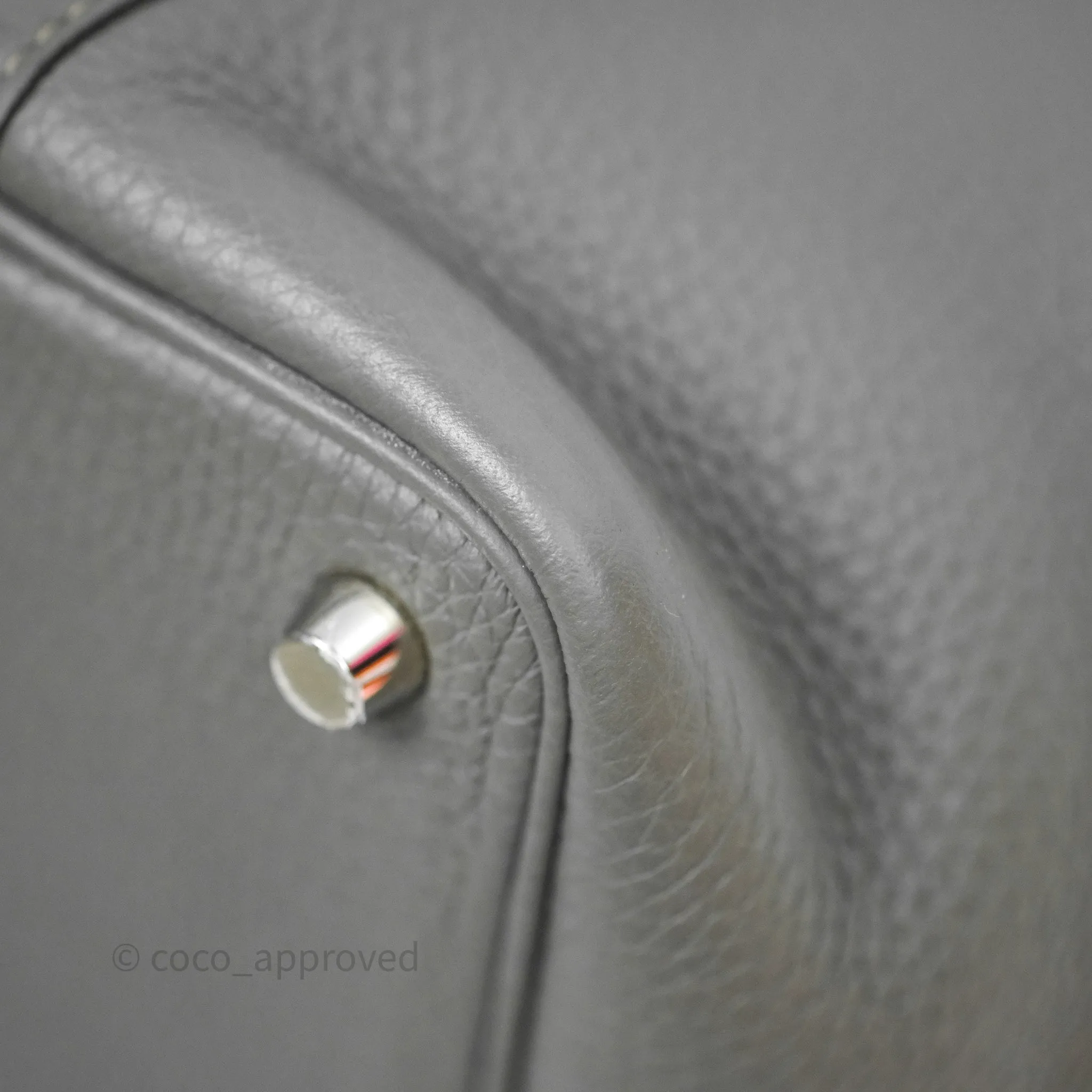 Herms Picotin 18 Etain 8F Clemence Palladium Hardware